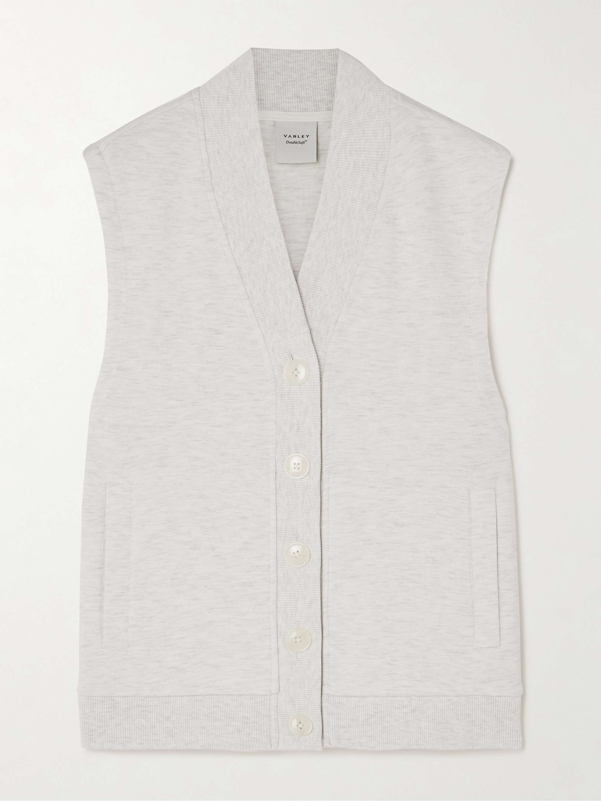 Vicky mélange jersey vest view