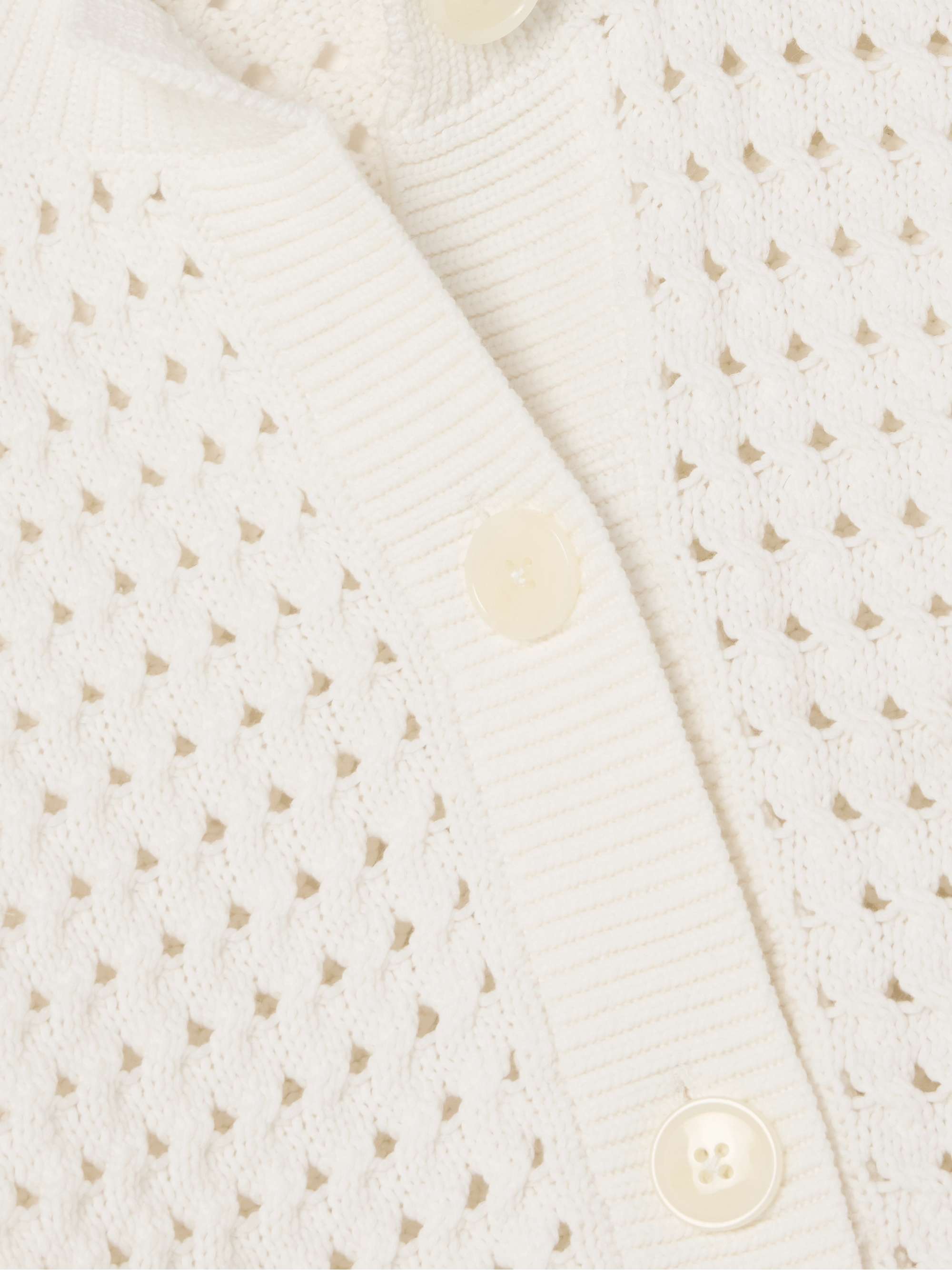 Bettina open-knit cotton-blend cardigan view