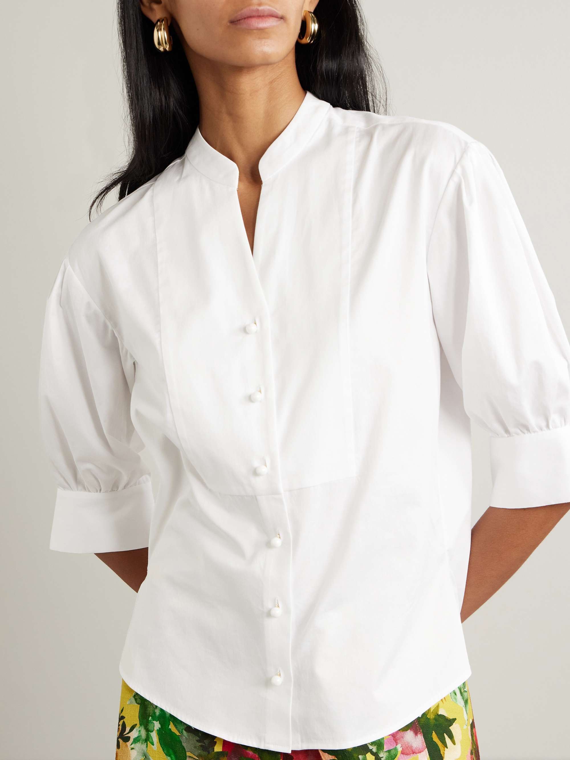 Tavi cotton-poplin shirt view
