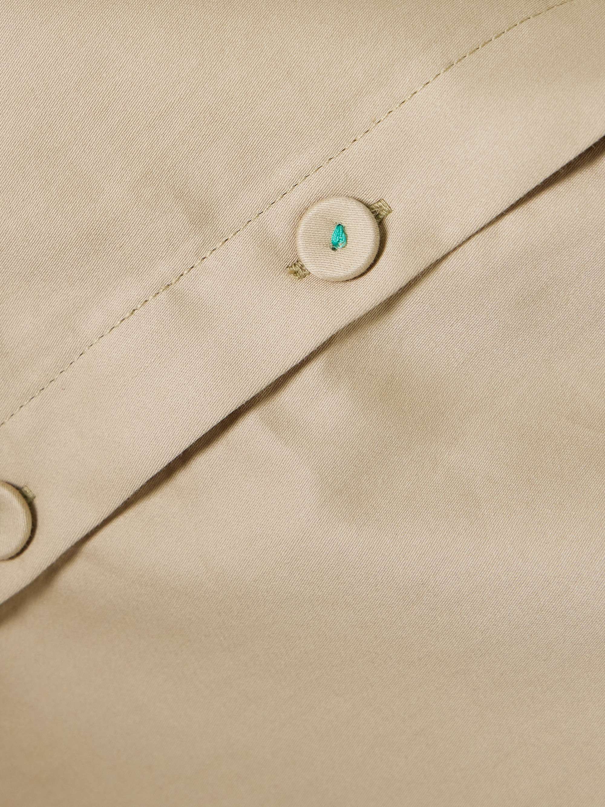 Jude cropped cotton-voile shirt view