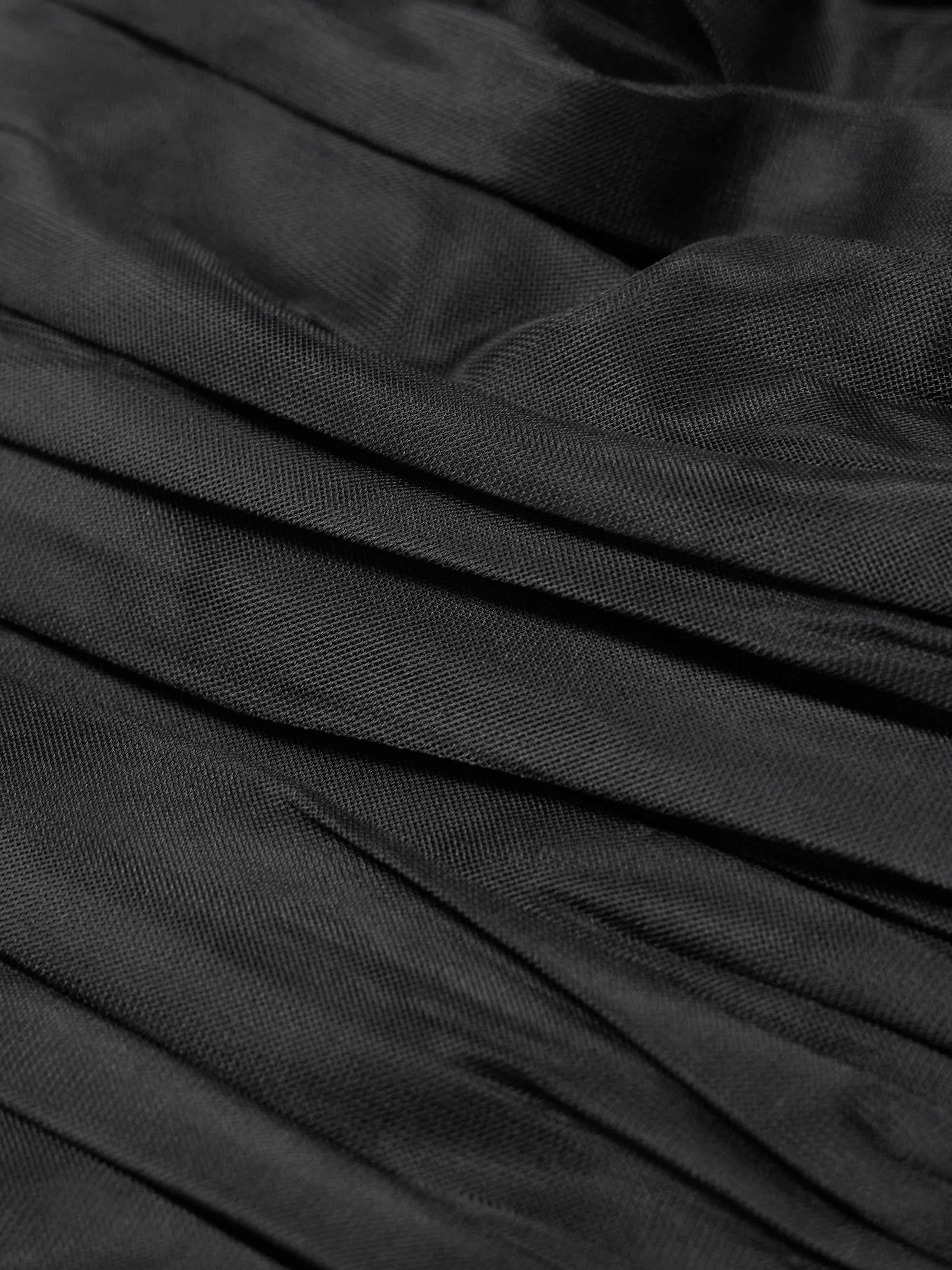 Gia ruched crepe top view