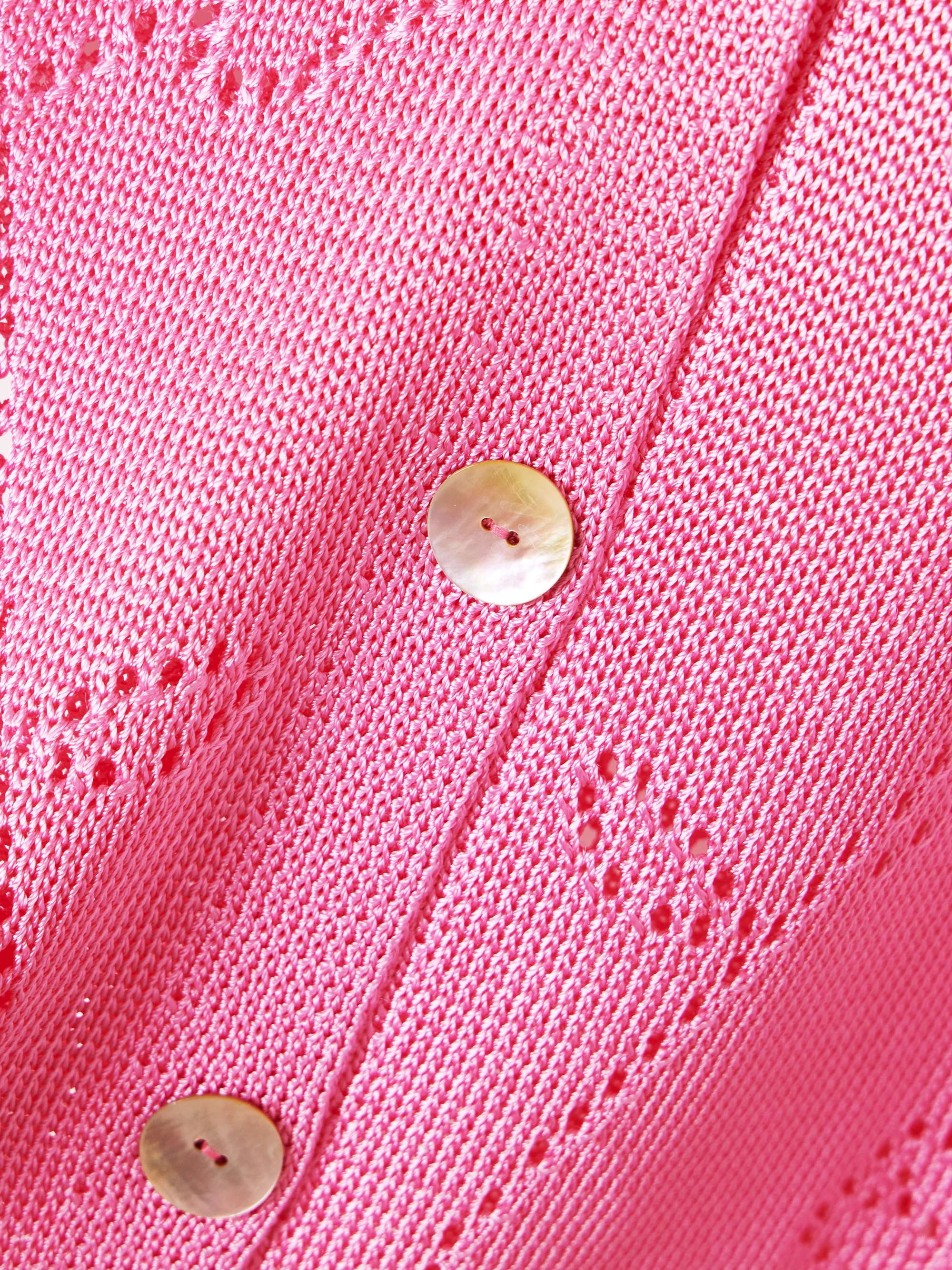 Ivy pointelle-knit shirt view