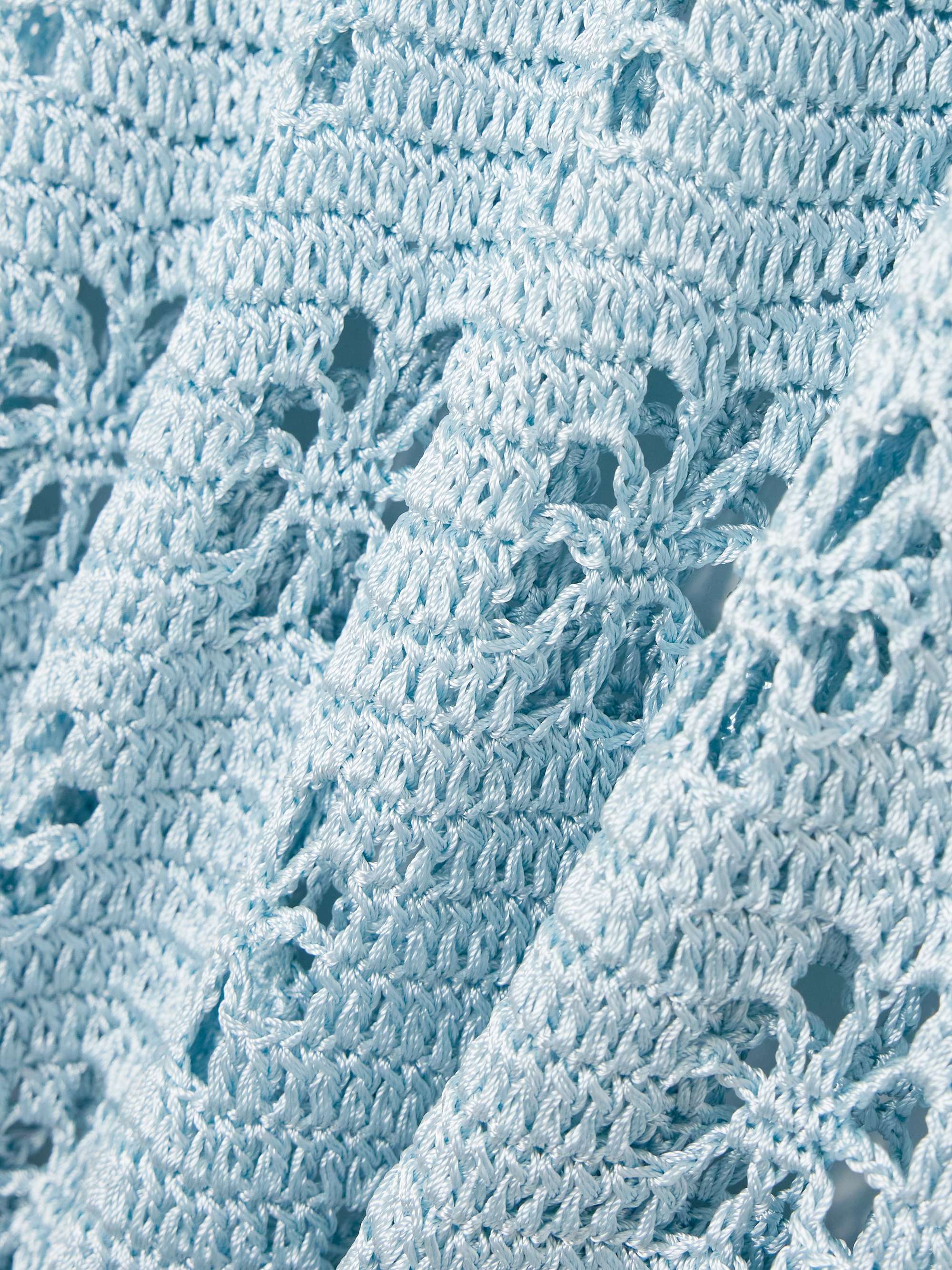 Crocheted midi skirt view