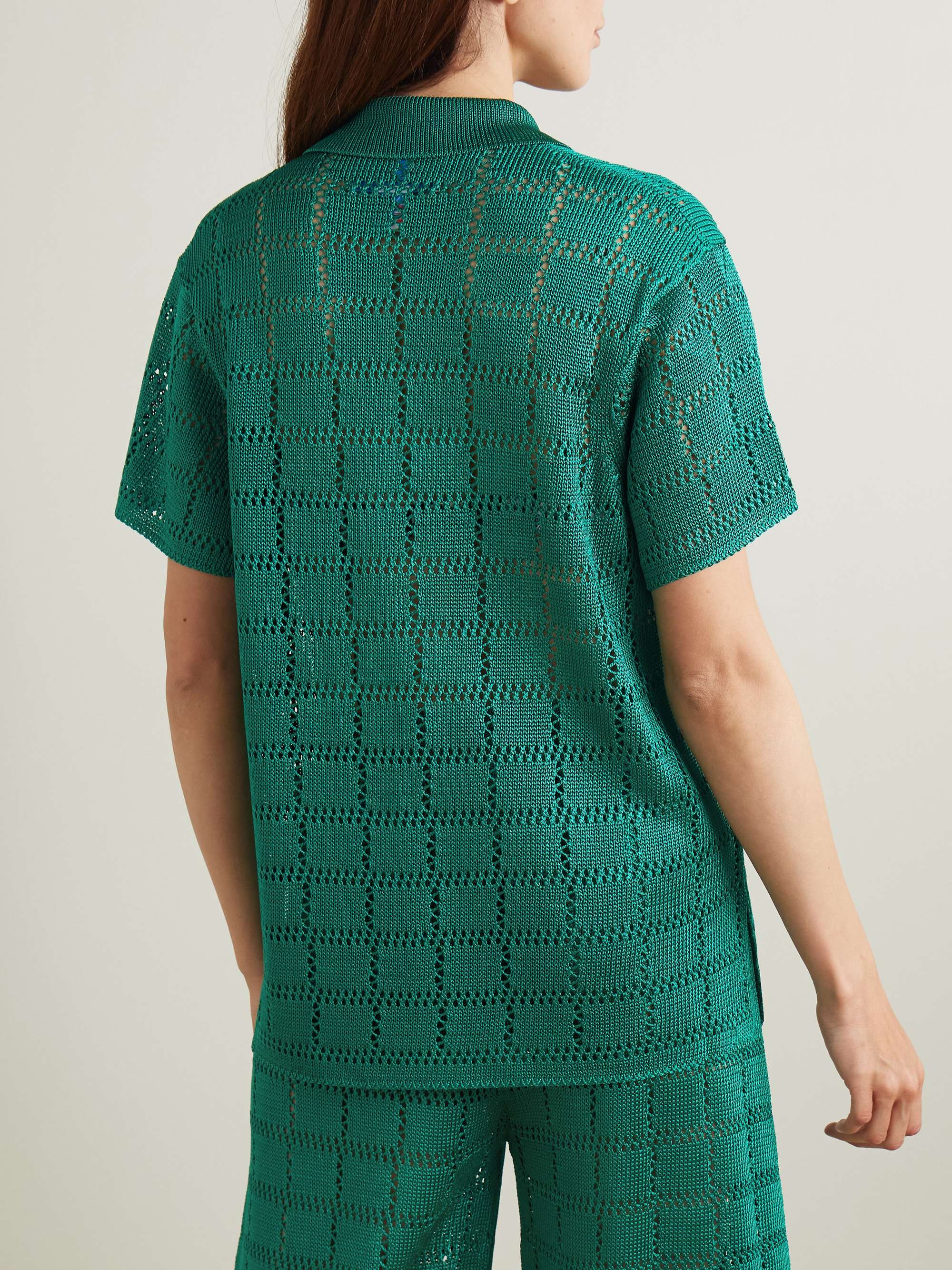 Crocheted shirt view