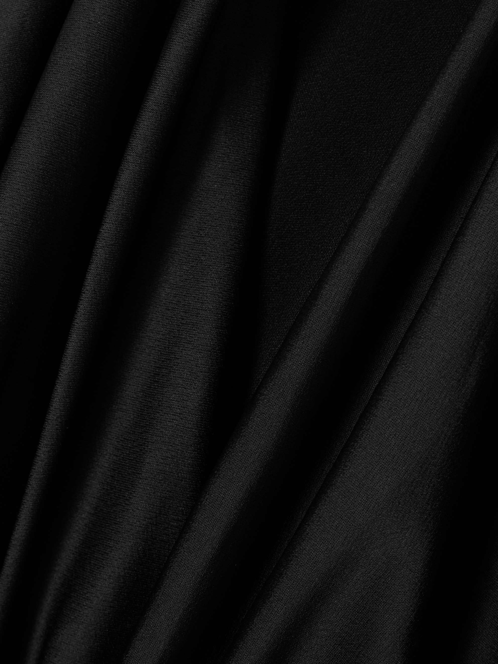 Talita draped wrap-effect satin midi dress view