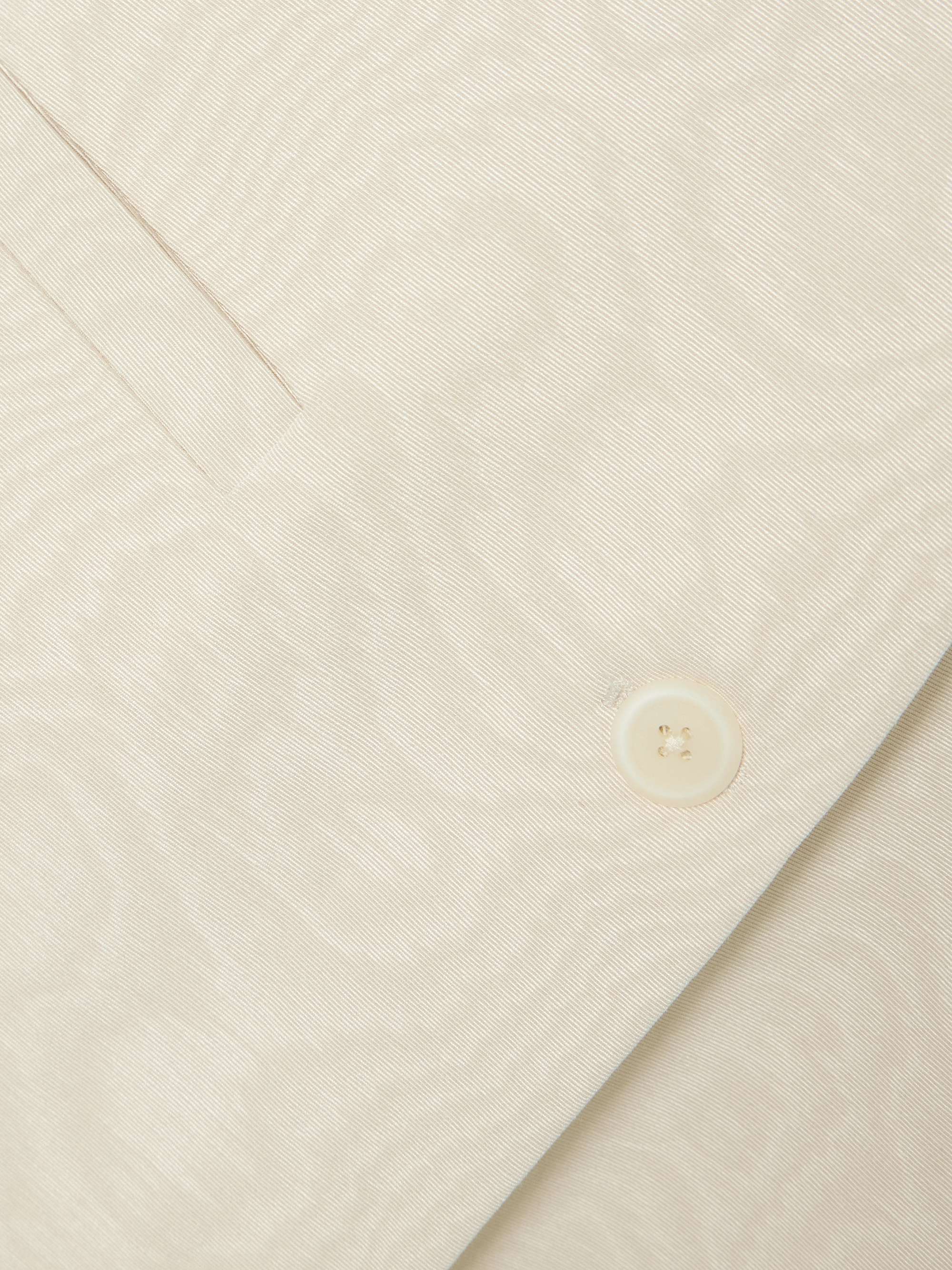 Nouf cotton-blend moire coat view