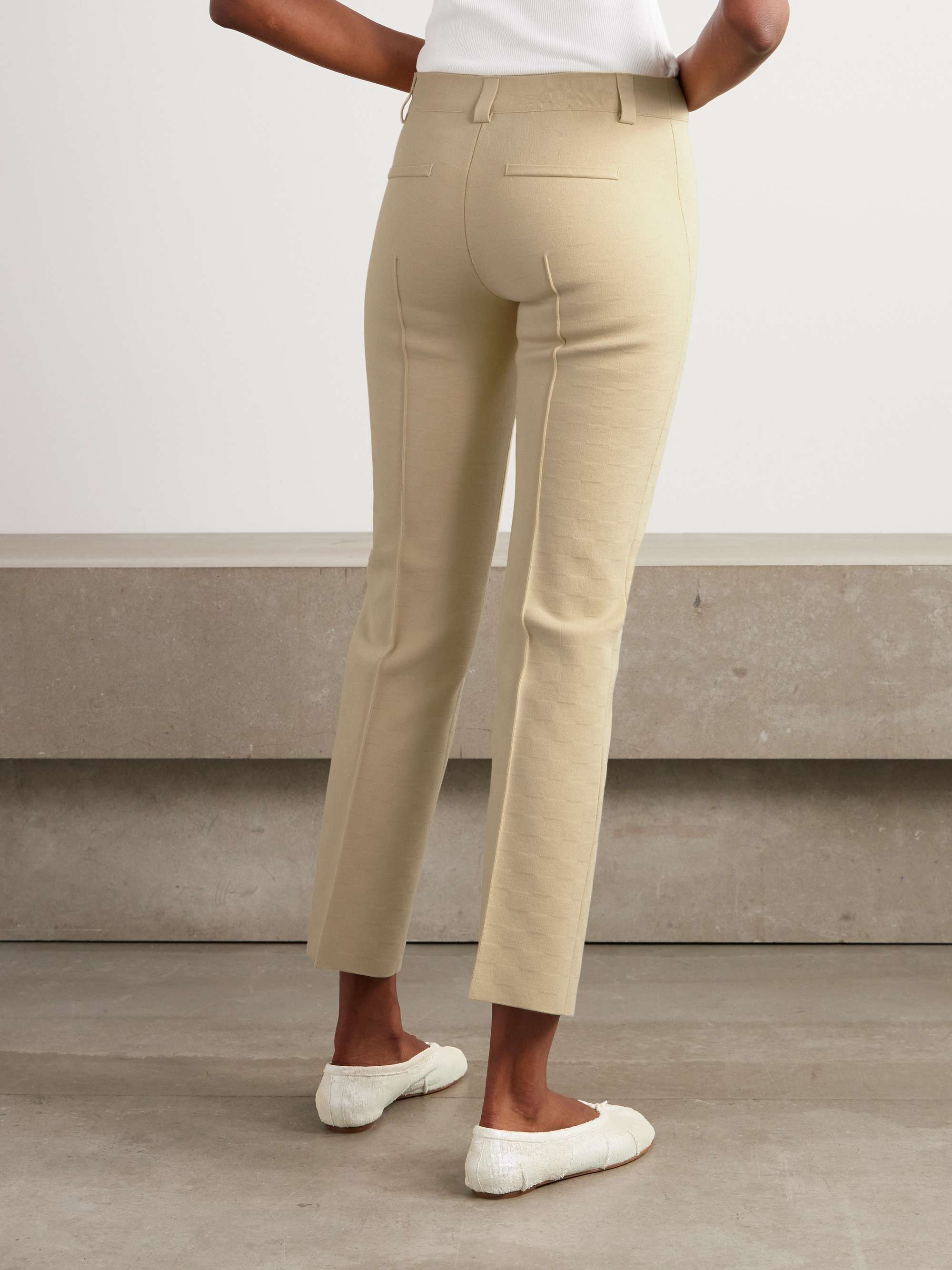 Julep stretch-cotton straight-leg pants view