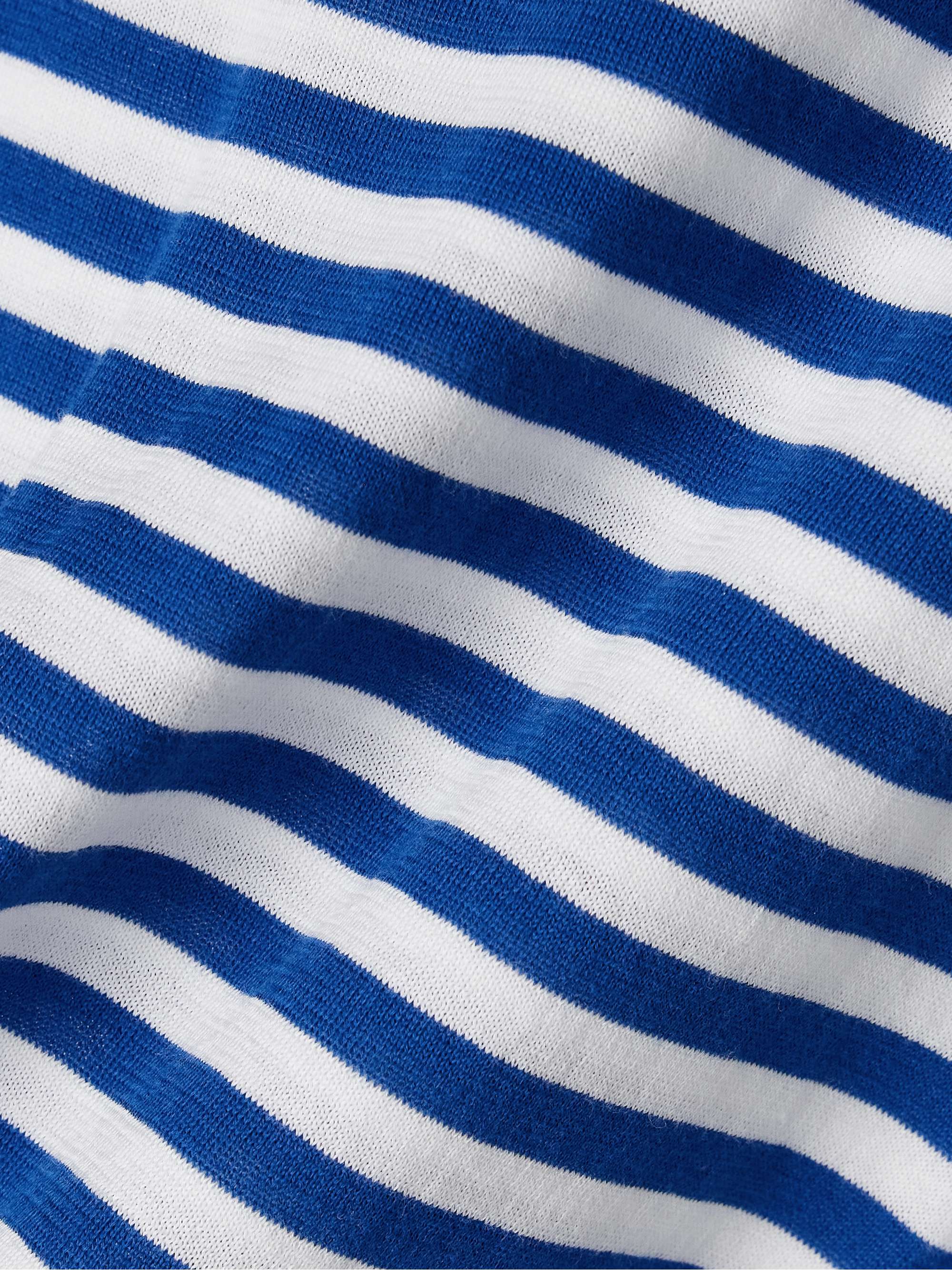 Alex striped cotton top view