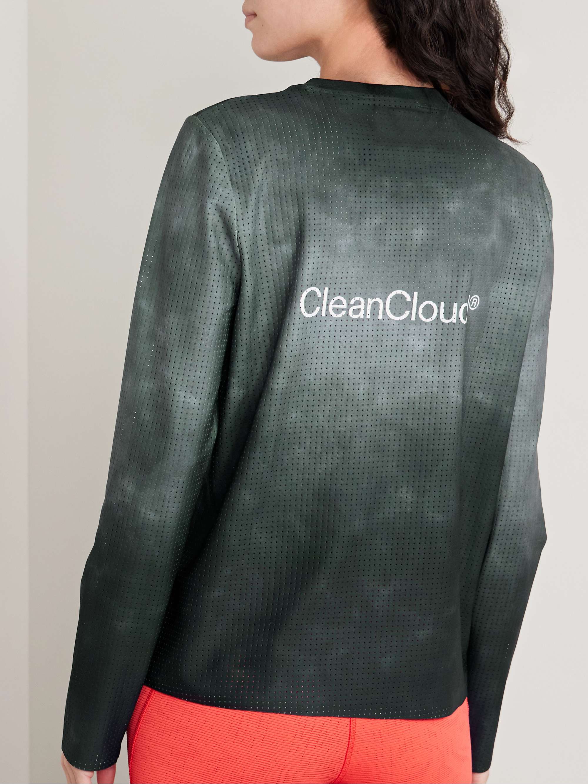 Pace tie-dyed perforated CleanCloud® T-shirt view