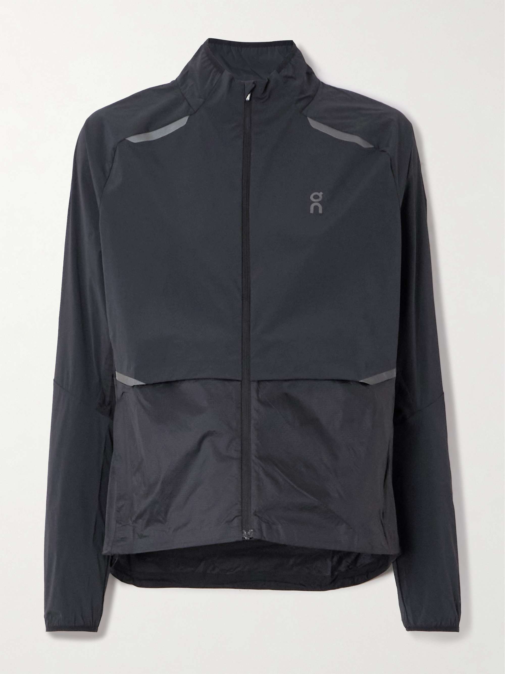 Weather layered recycled-shell jacket view