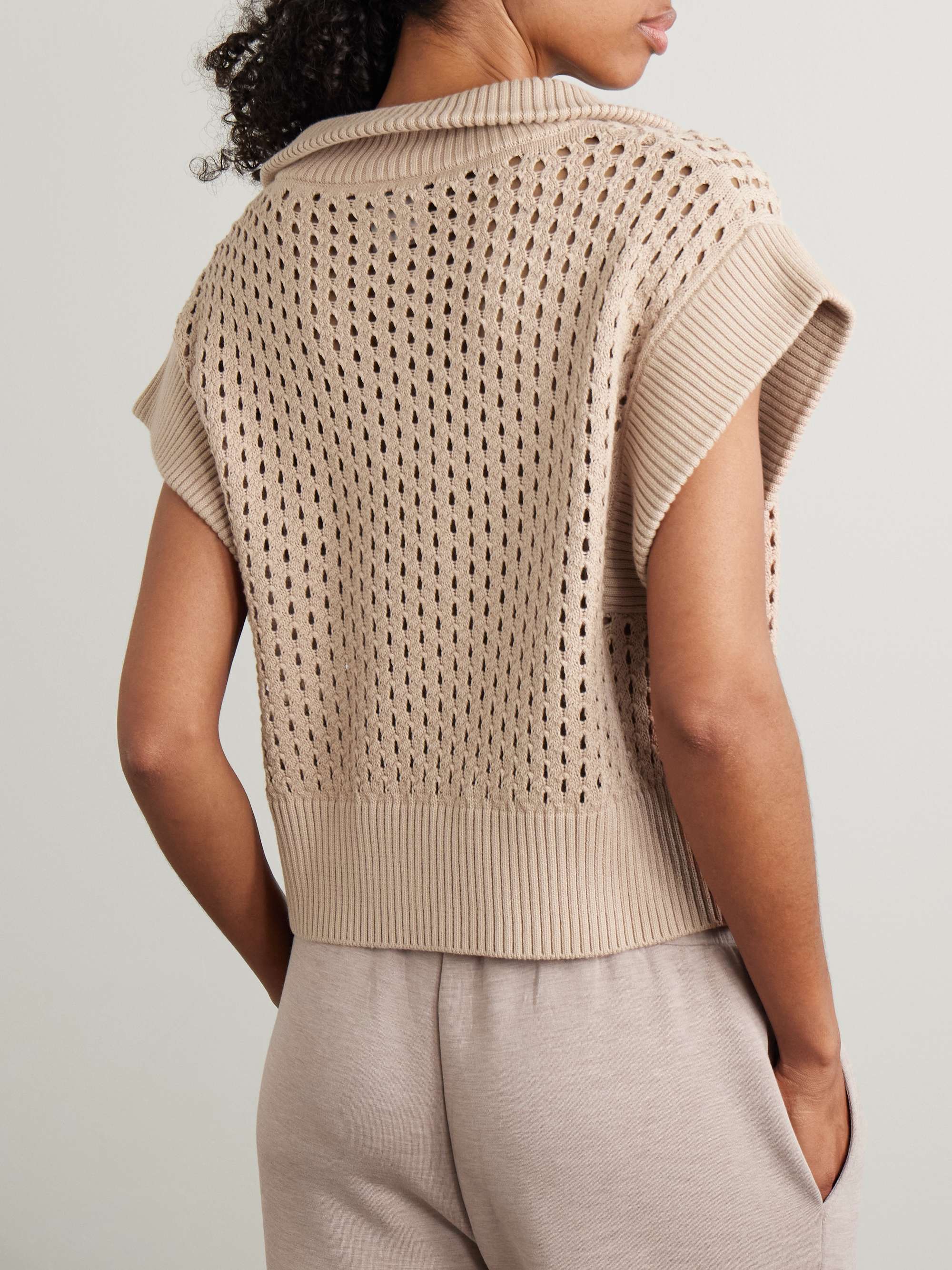 Gaines open-knit cotton sweater view