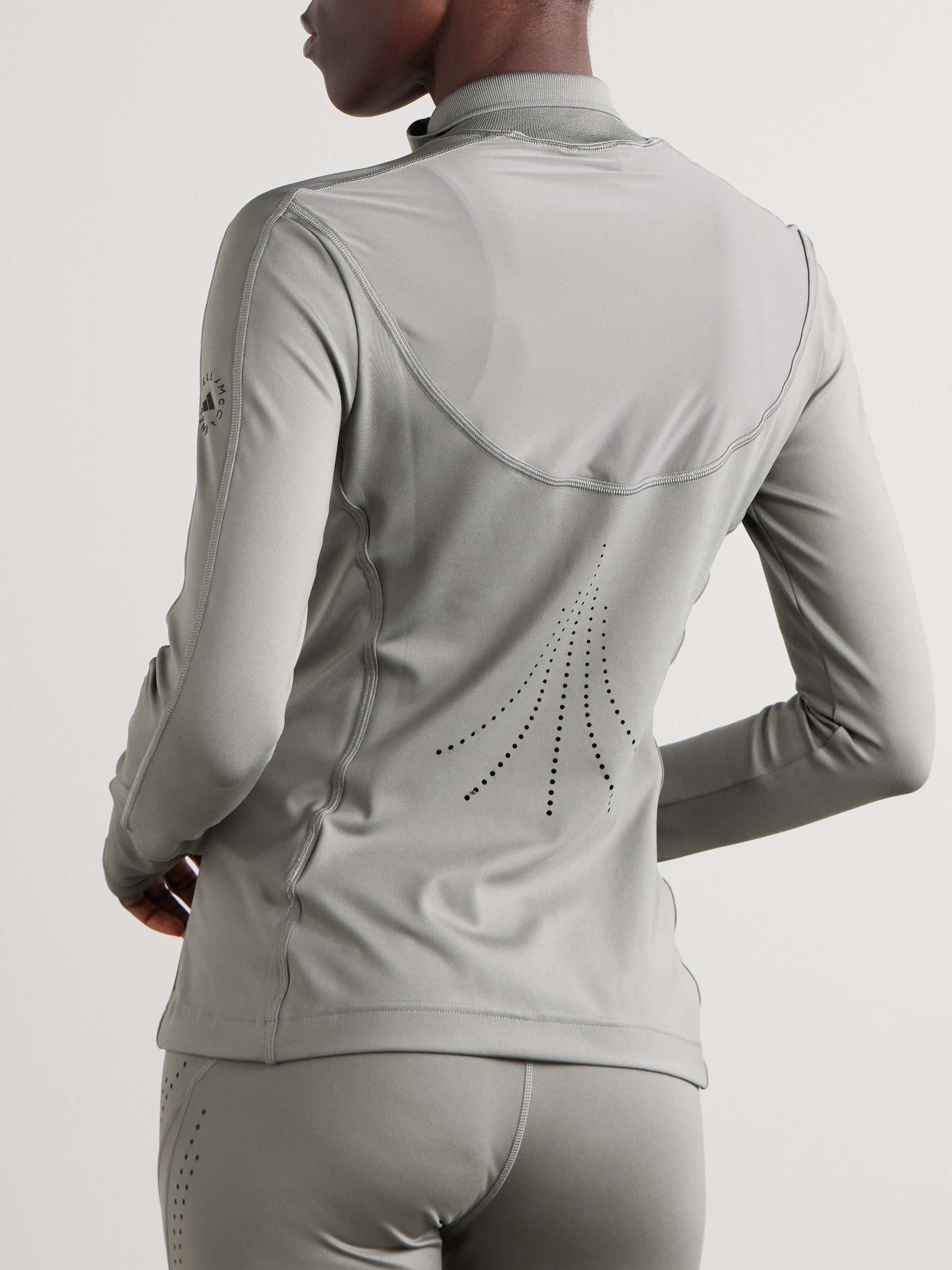 TruePurpose stretch printed recycled jacket view