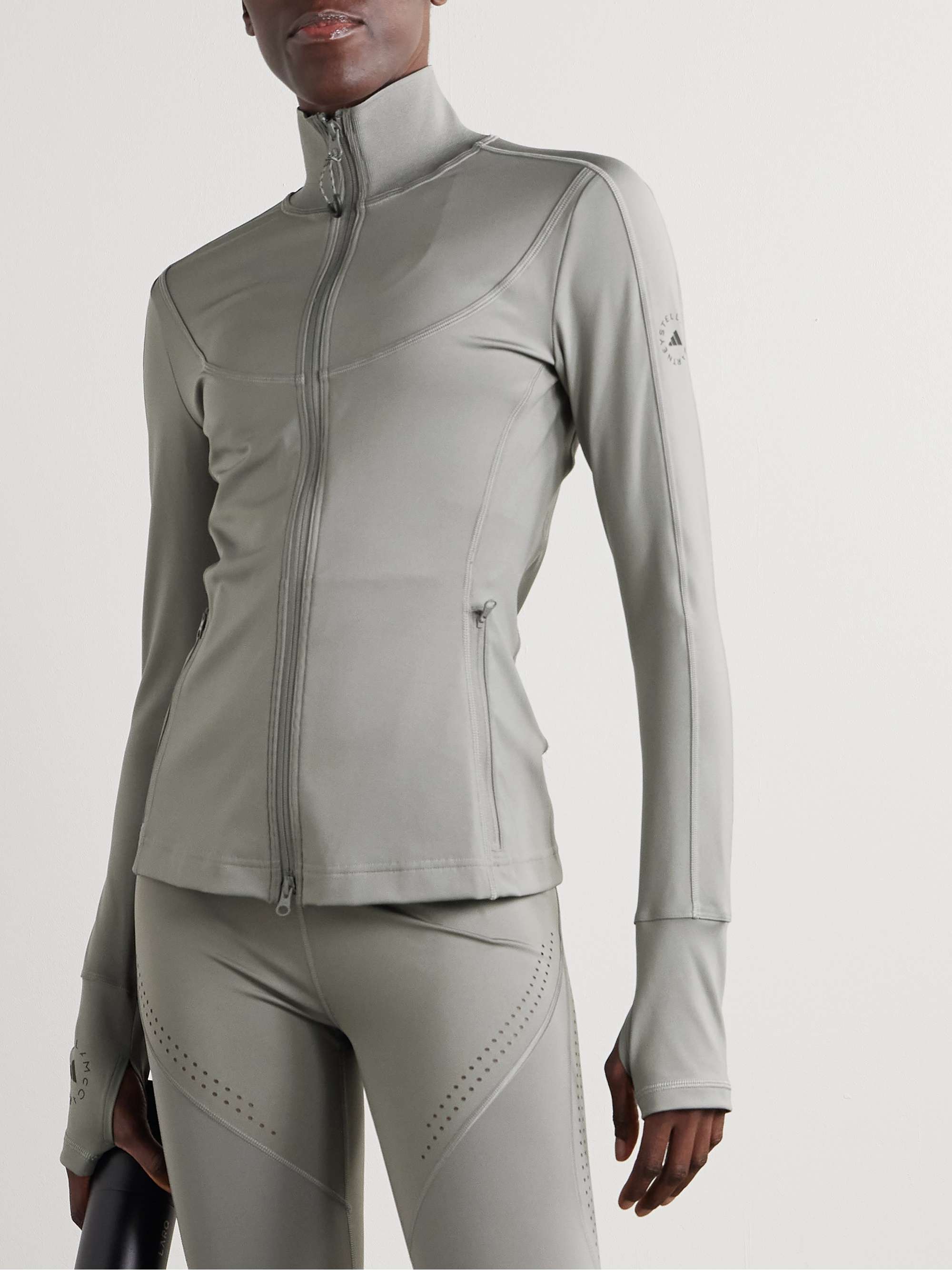TruePurpose stretch printed recycled jacket view