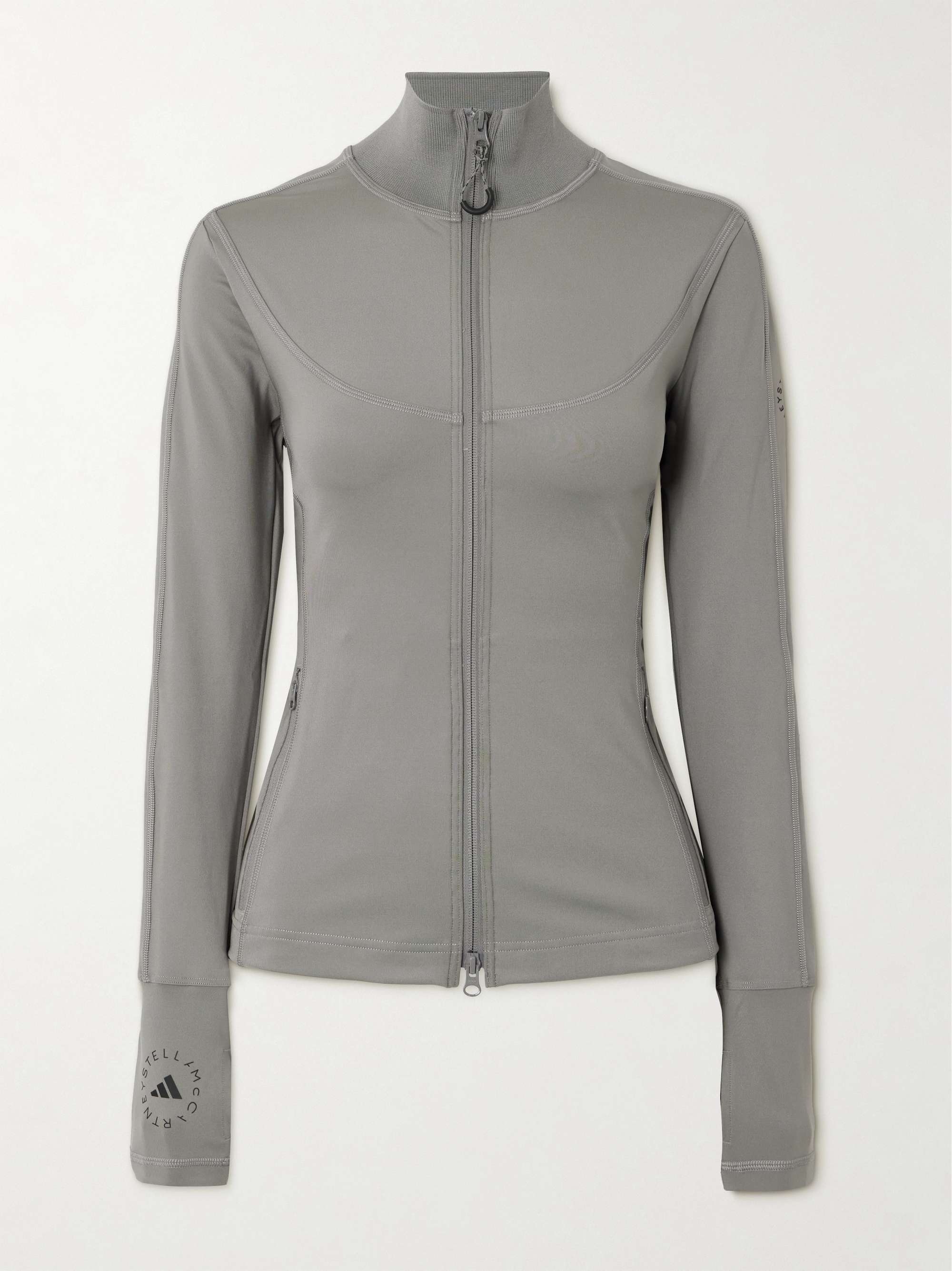 TruePurpose stretch printed recycled jacket view