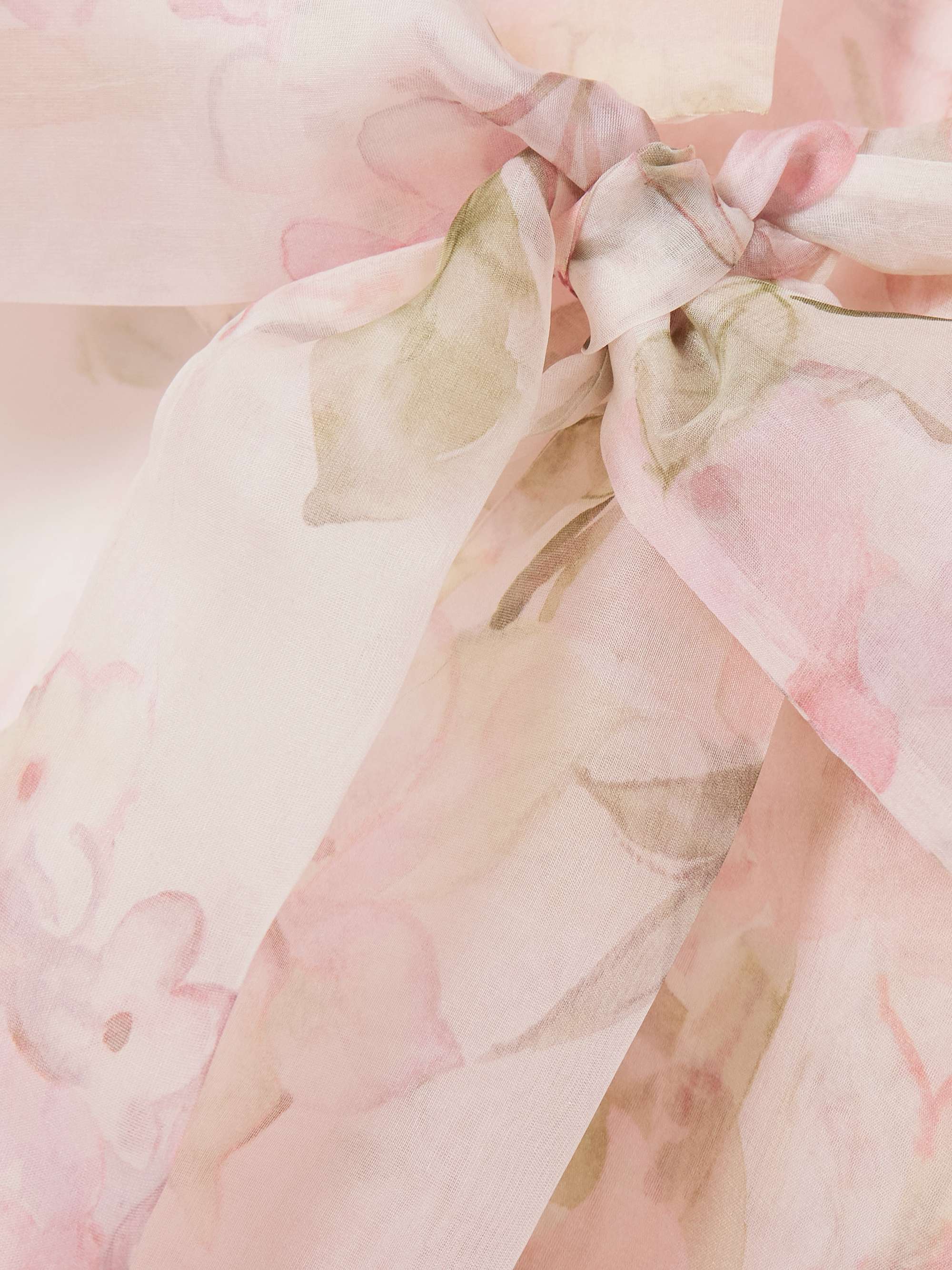Jumeirah floral-print silk-georgette robe view