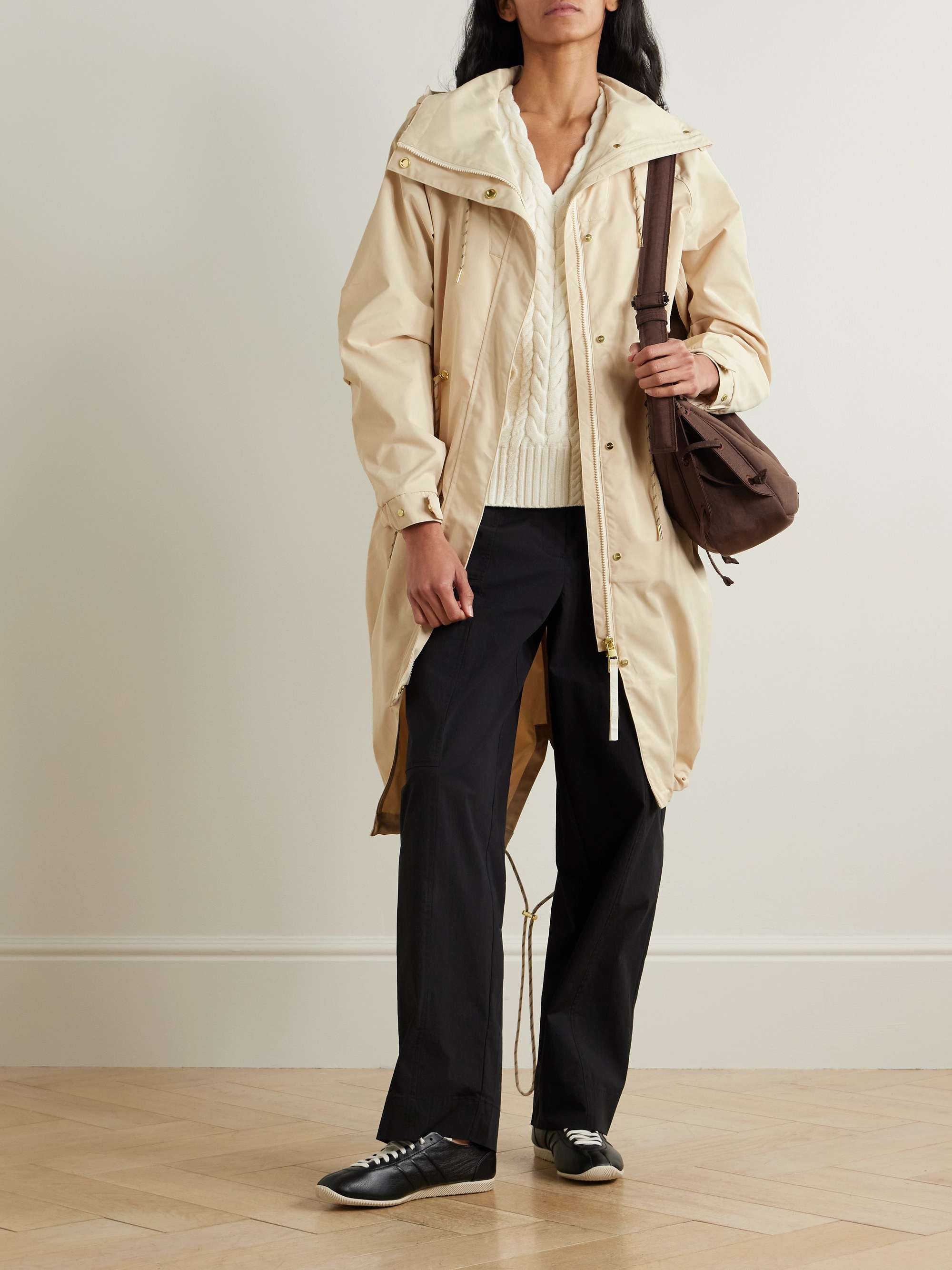 Tybalt hooded tech-twill jacket view