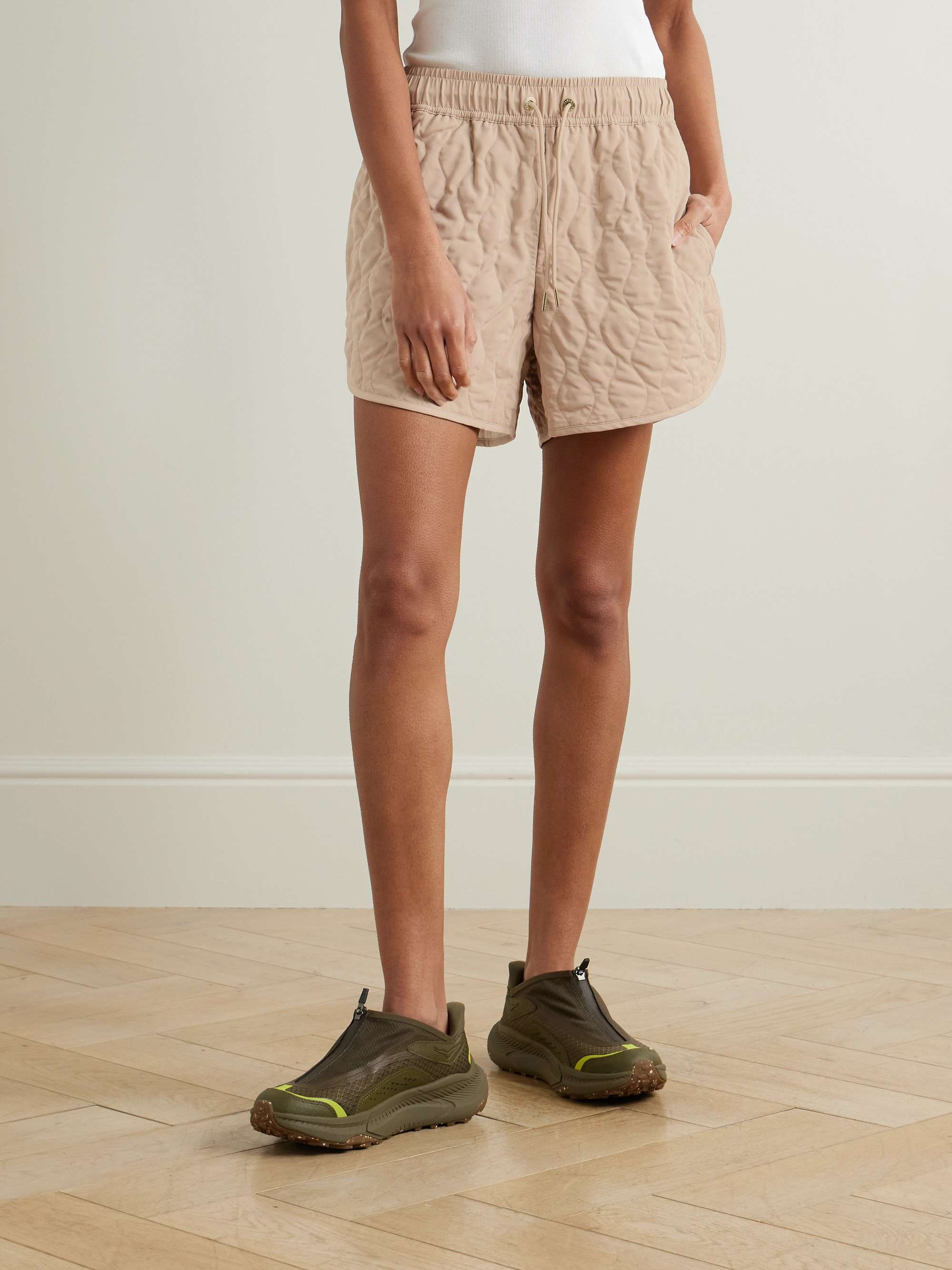 Catrine quilted padded twill shorts view