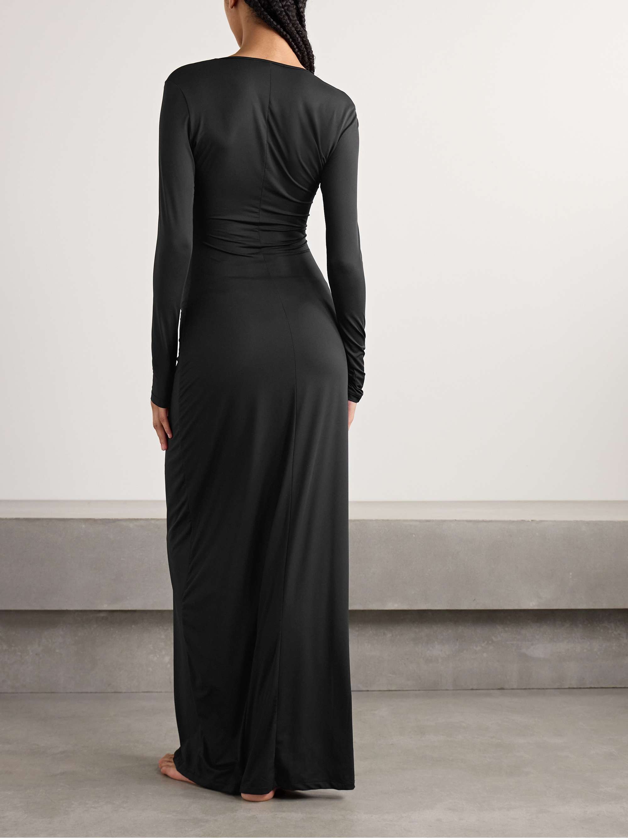 Echauffe cutout stretch-jersey gown view