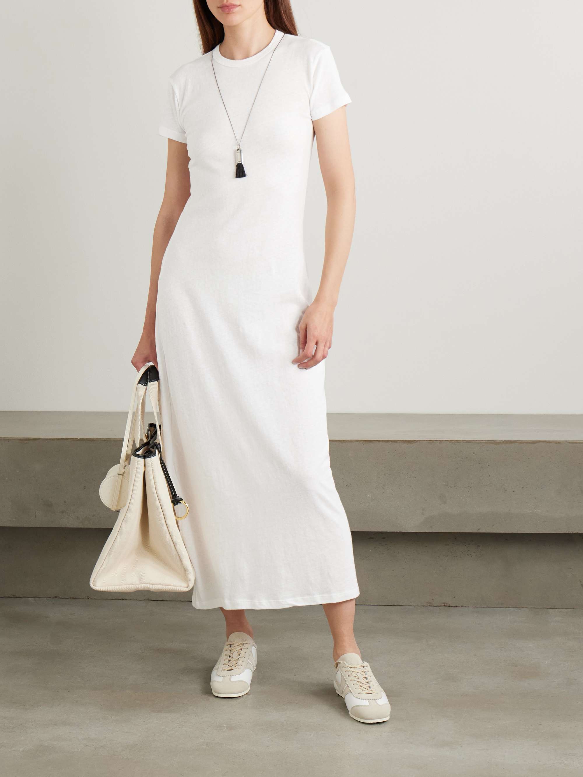 Laura recycled cotton-jersey maxi dress view