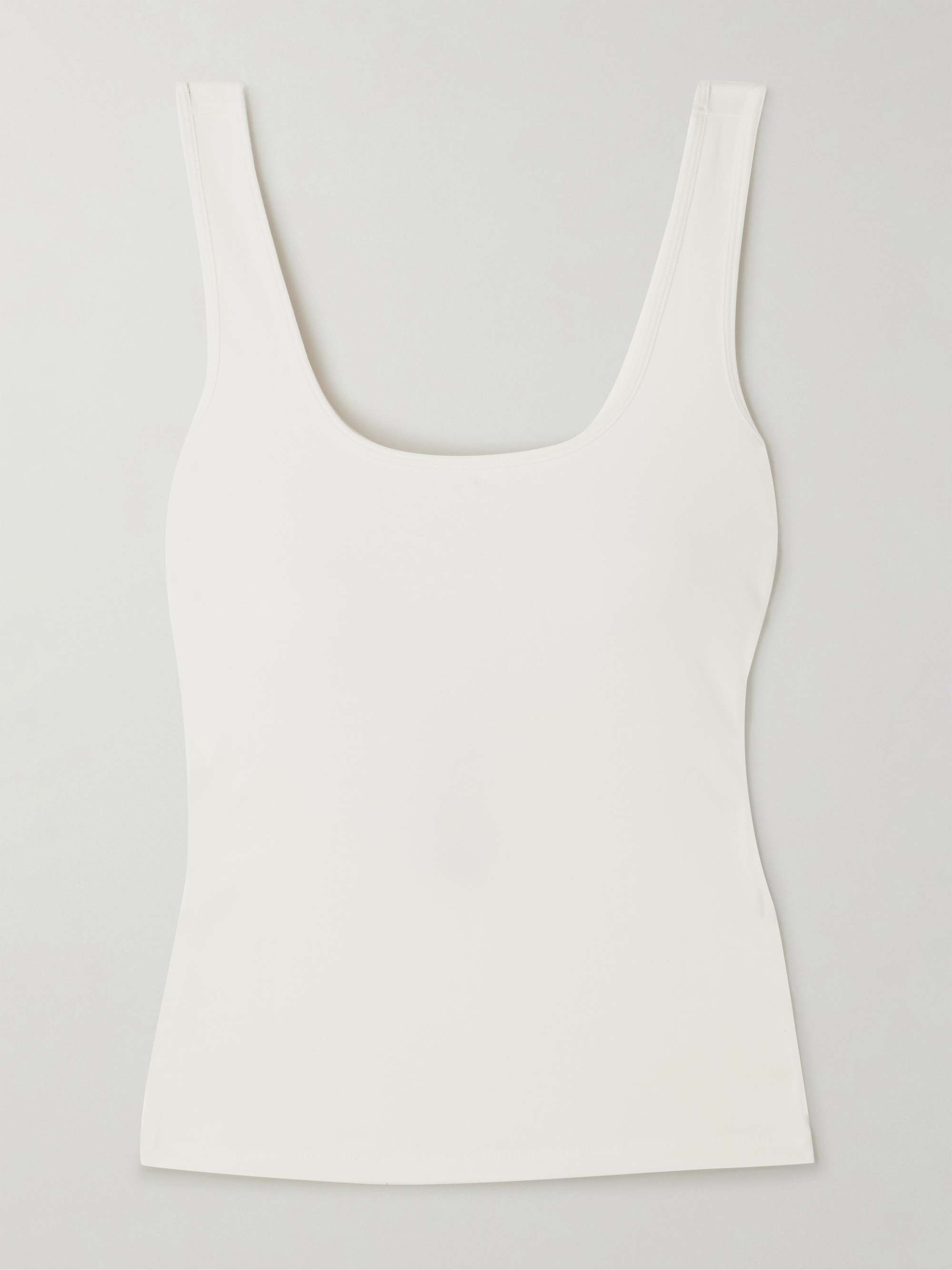 Cotton-blend jersey tank view