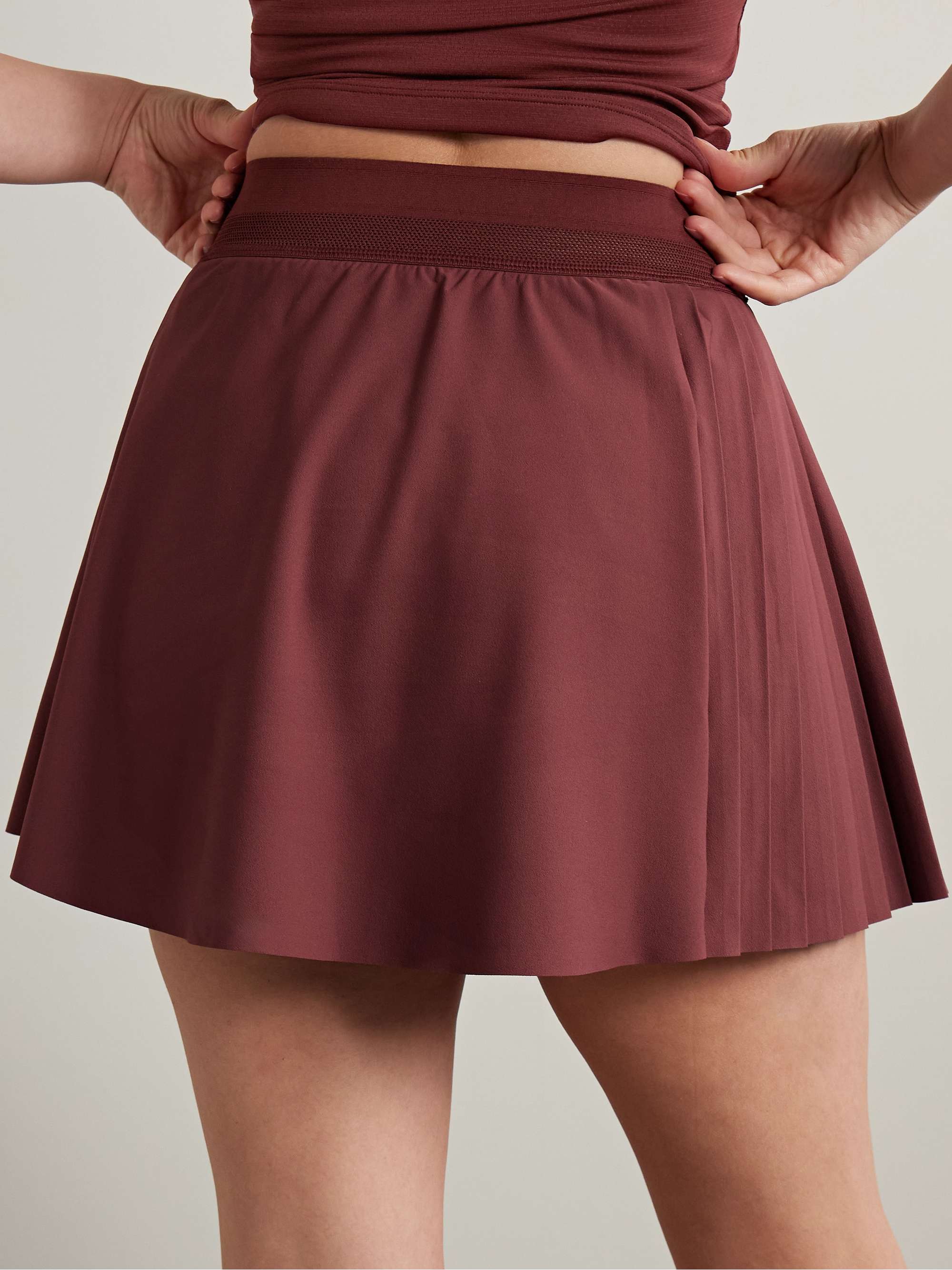 NikeCourt Slam grosgrain-trimmed Dri-FIT tennis skirt view