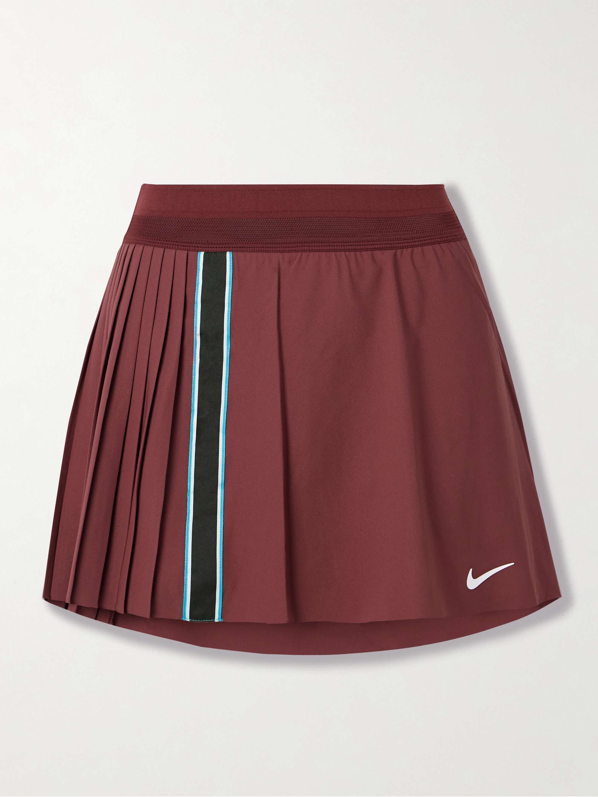 NikeCourt Slam grosgrain-trimmed Dri-FIT tennis skirt view