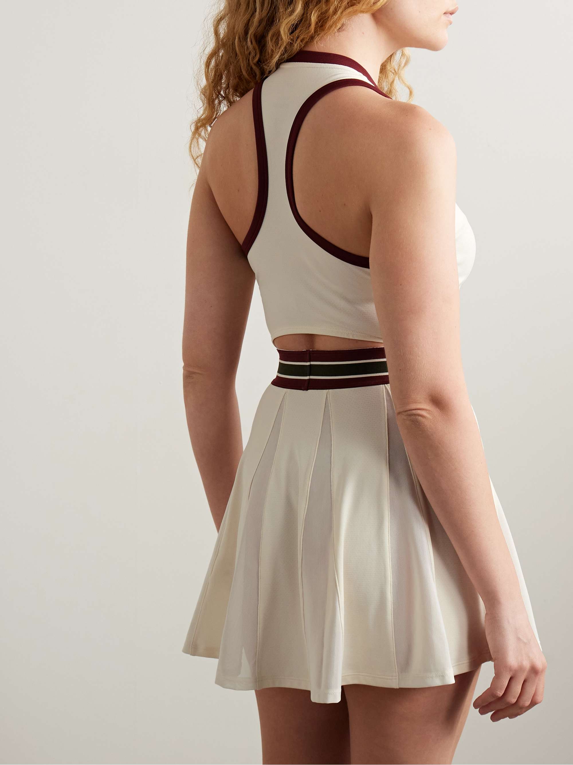 NikeCourt Slam mesh-trimmed Dri-FIT tennis dress view