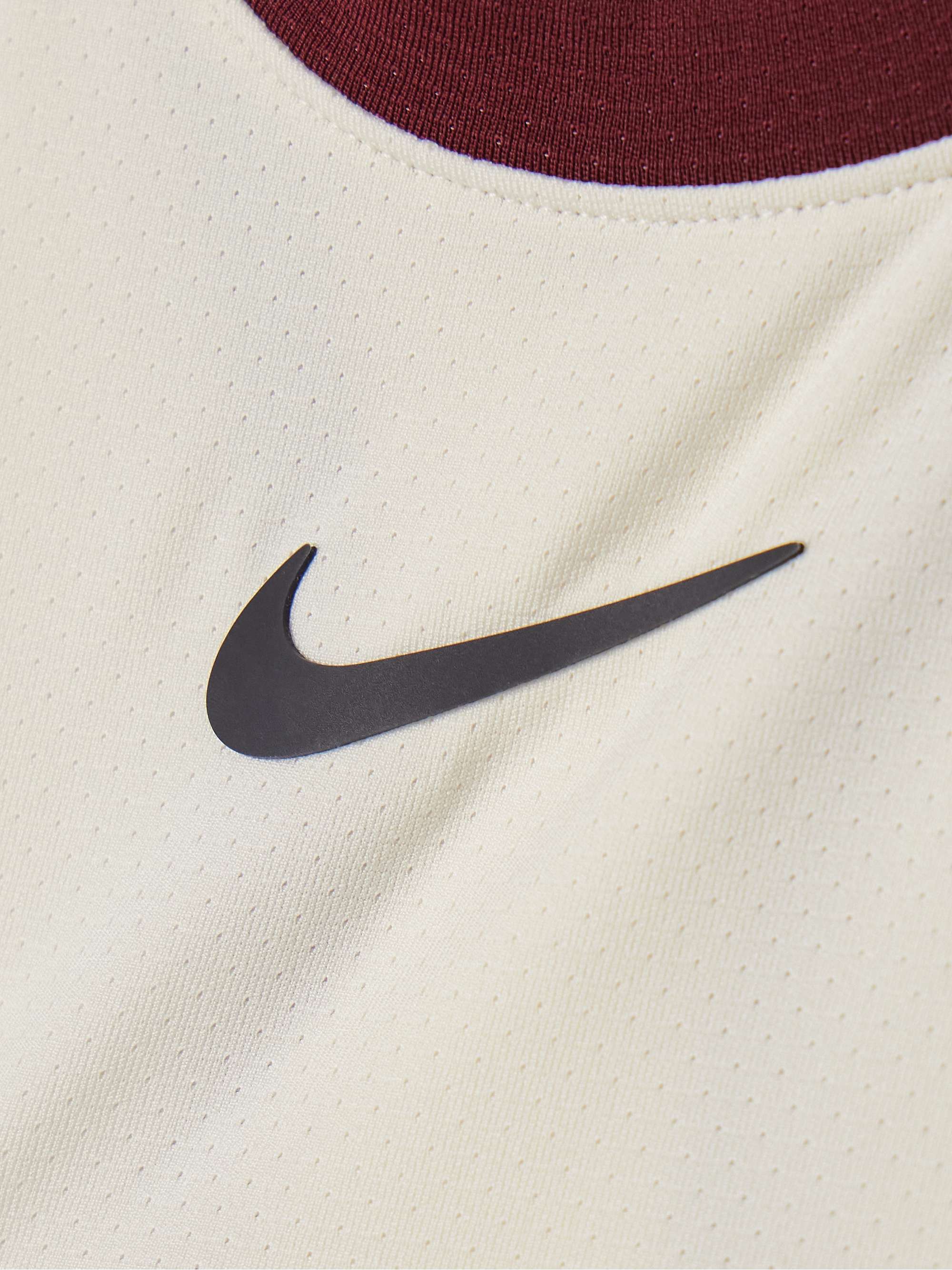 NikeCourt Slam mesh-trimmed Dri-FIT tennis dress view
