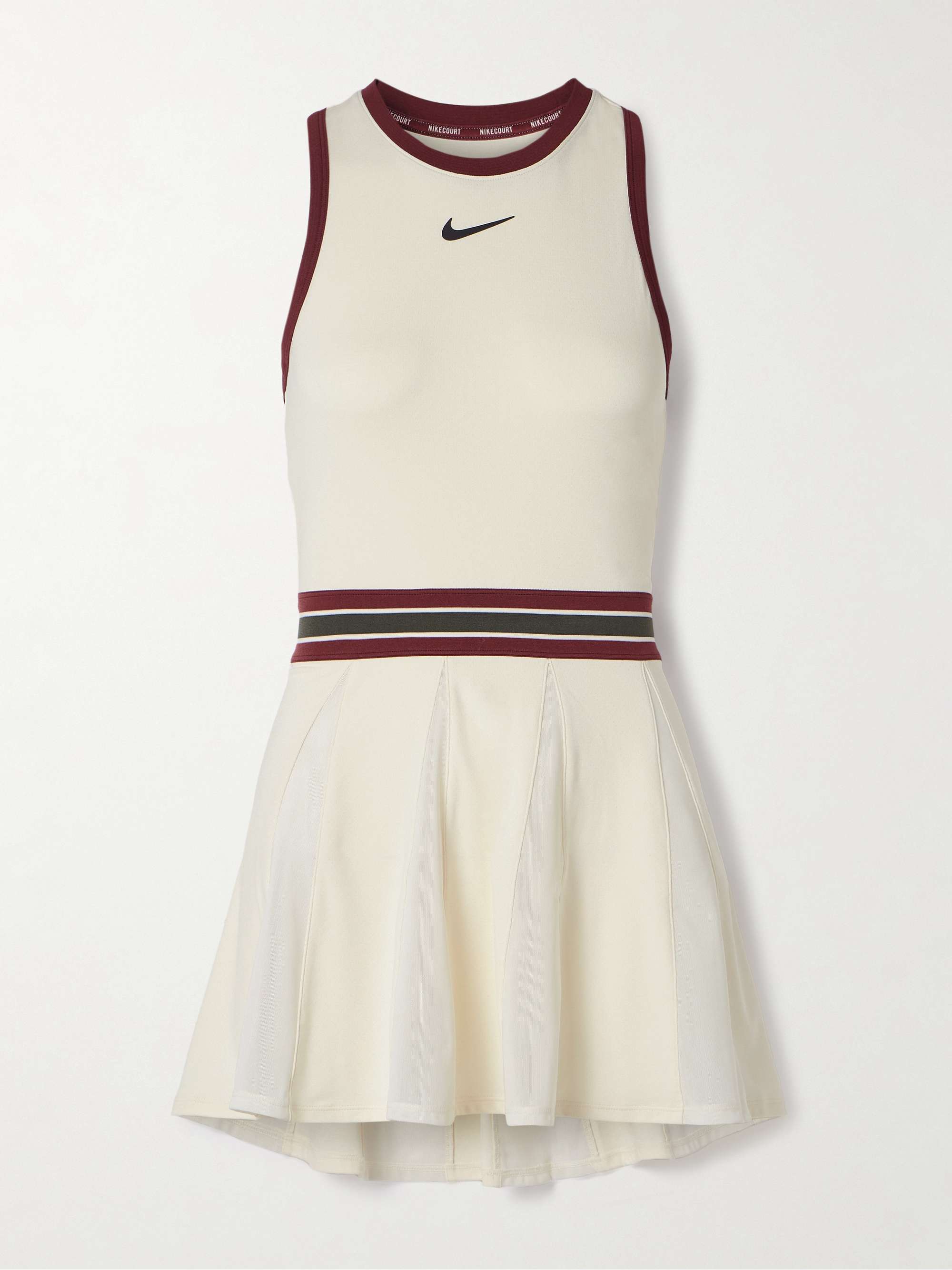 NikeCourt Slam mesh-trimmed Dri-FIT tennis dress view