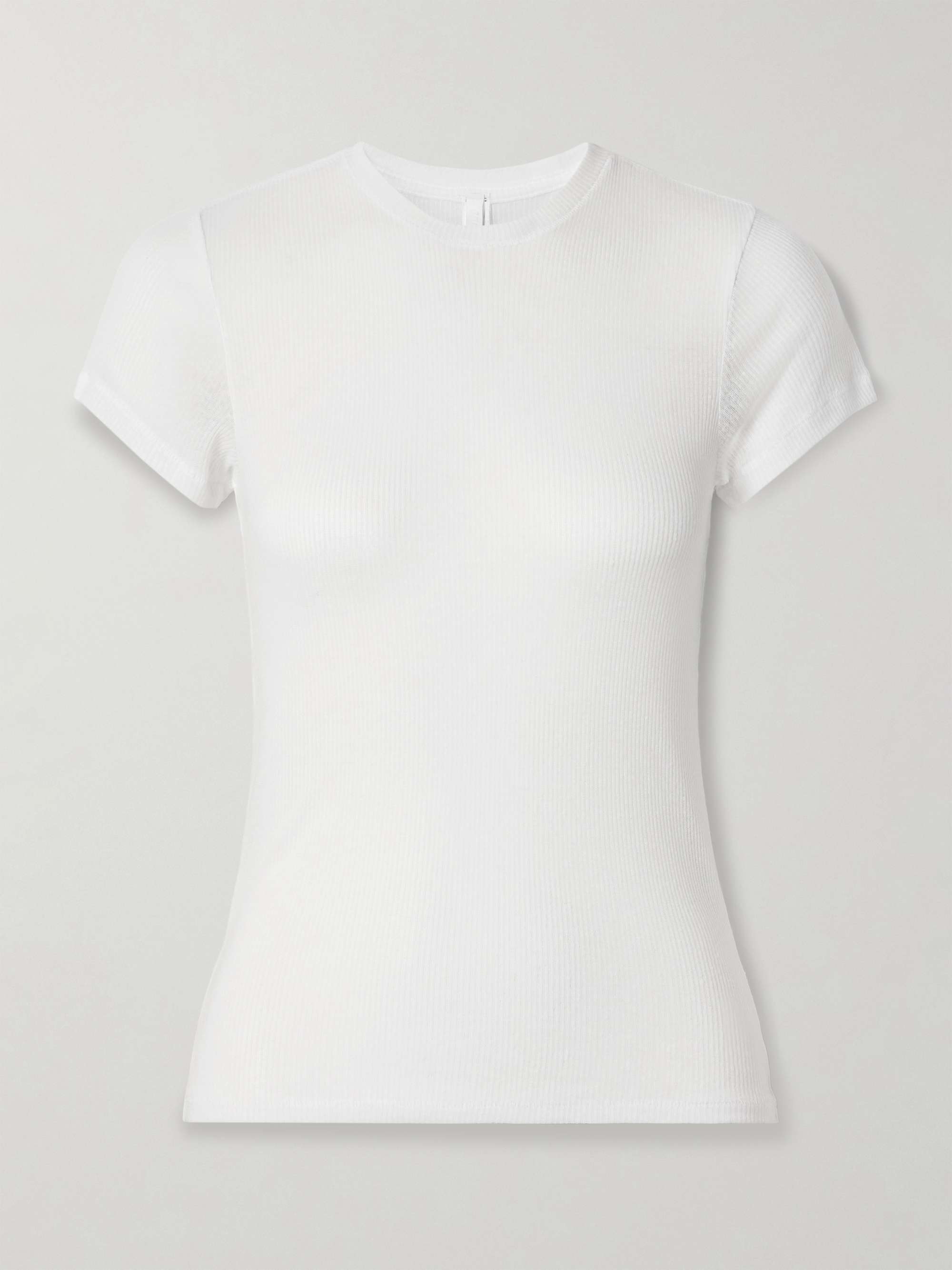 Sheer Stretch-Jersey T-Shirt view