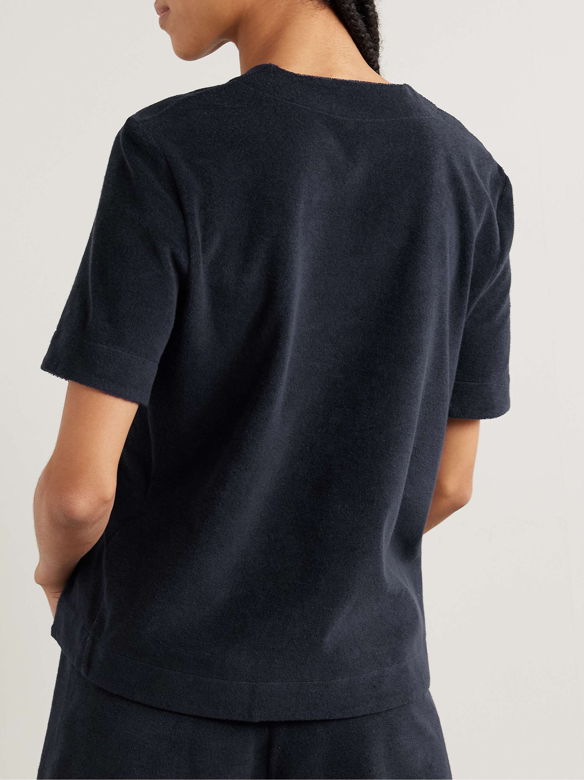 Paresse cotton-terry top view