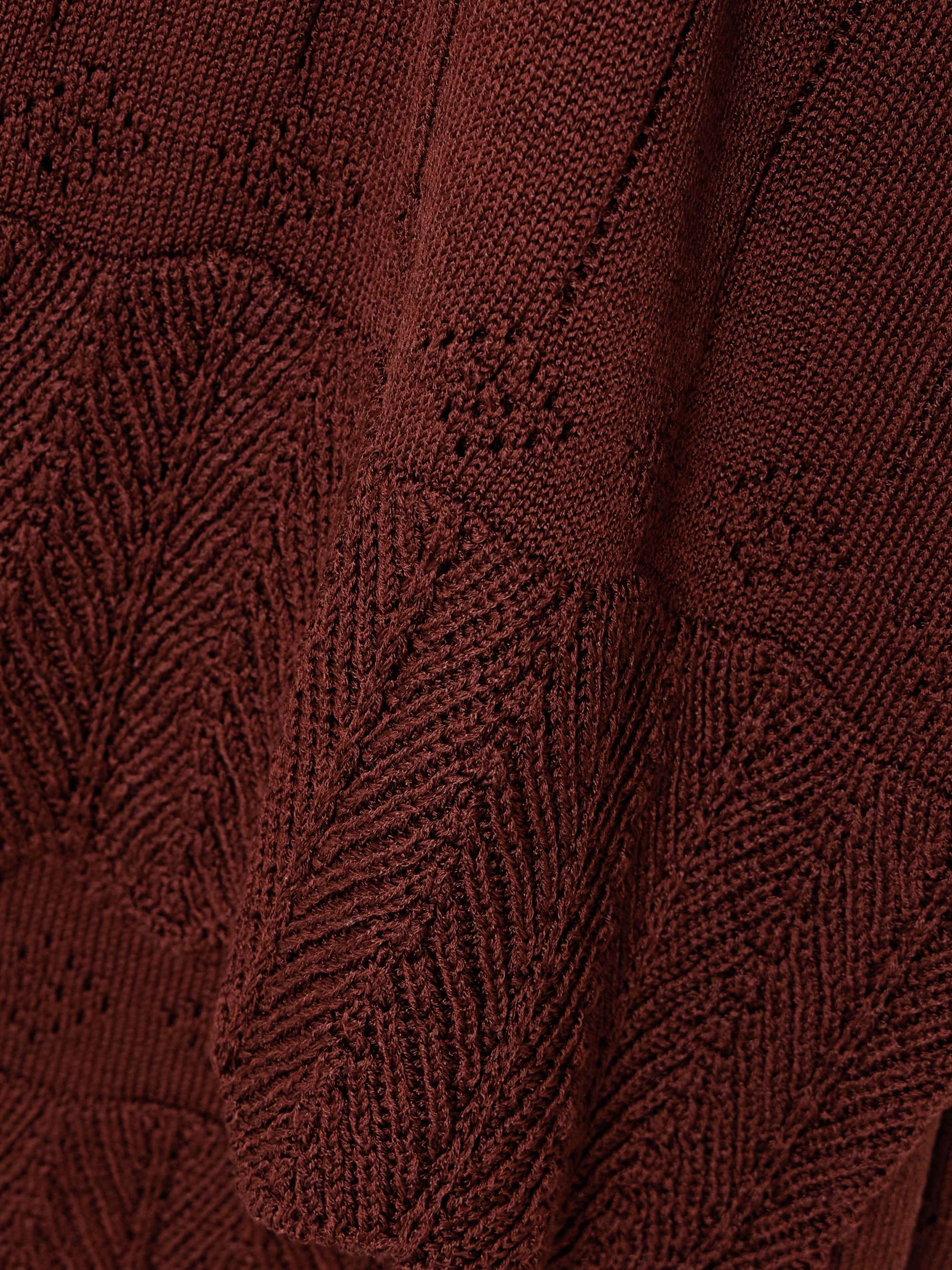 Chimère Récit open-knit cotton-blend wide-leg pants view