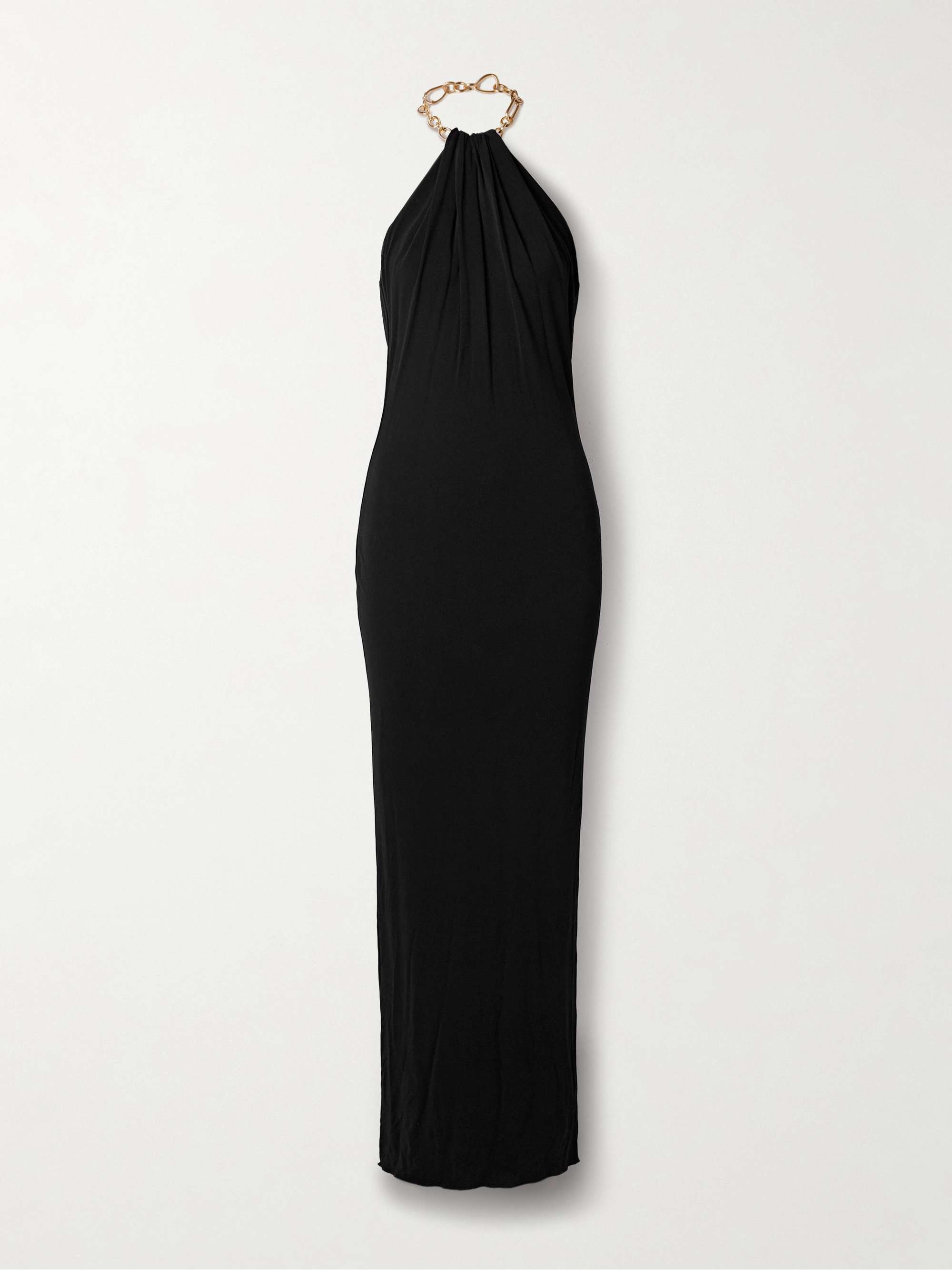 Soren embellished jersey halterneck gown view