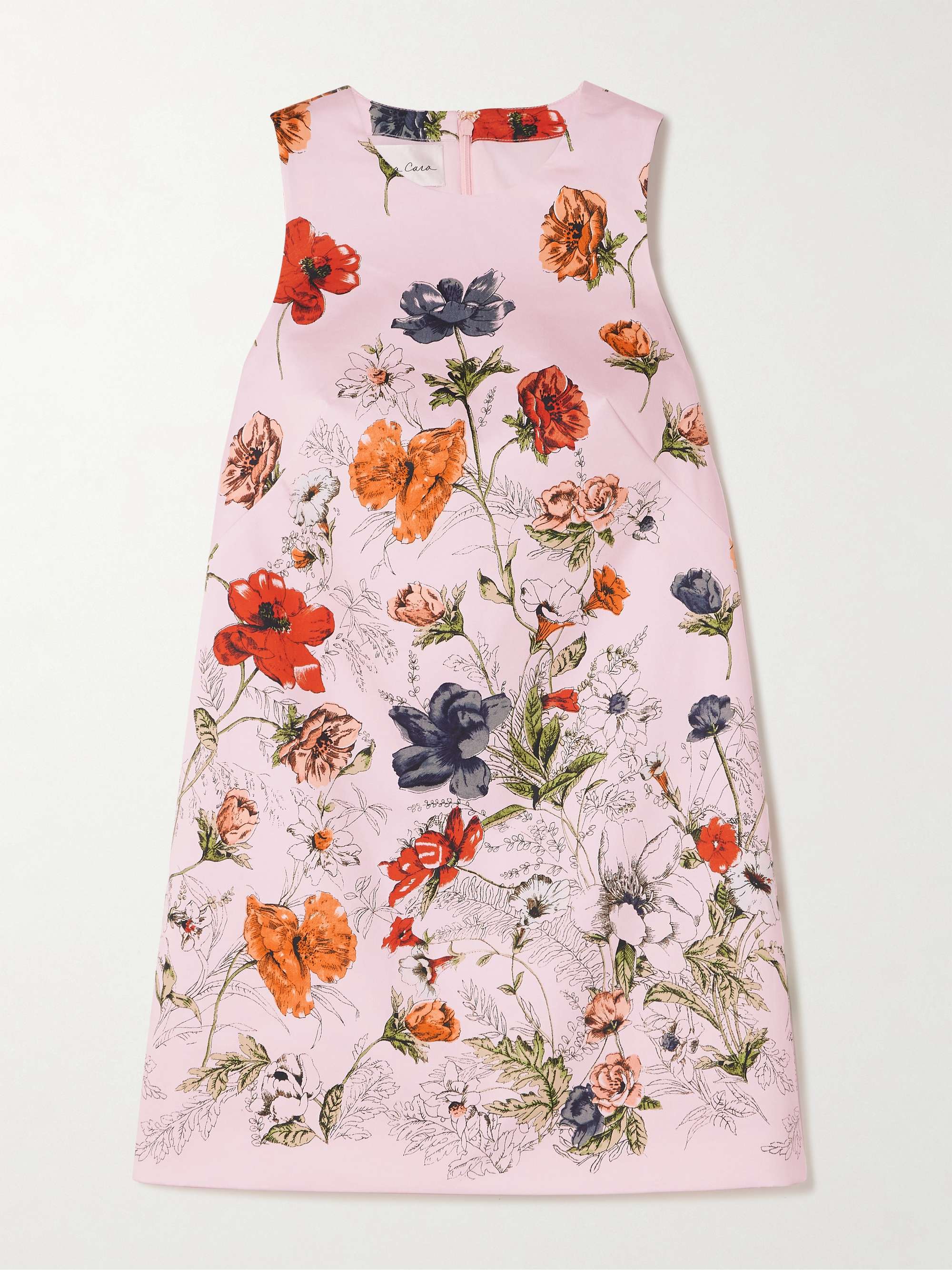 Mackenzie floral-print cotton-blend mini dress view