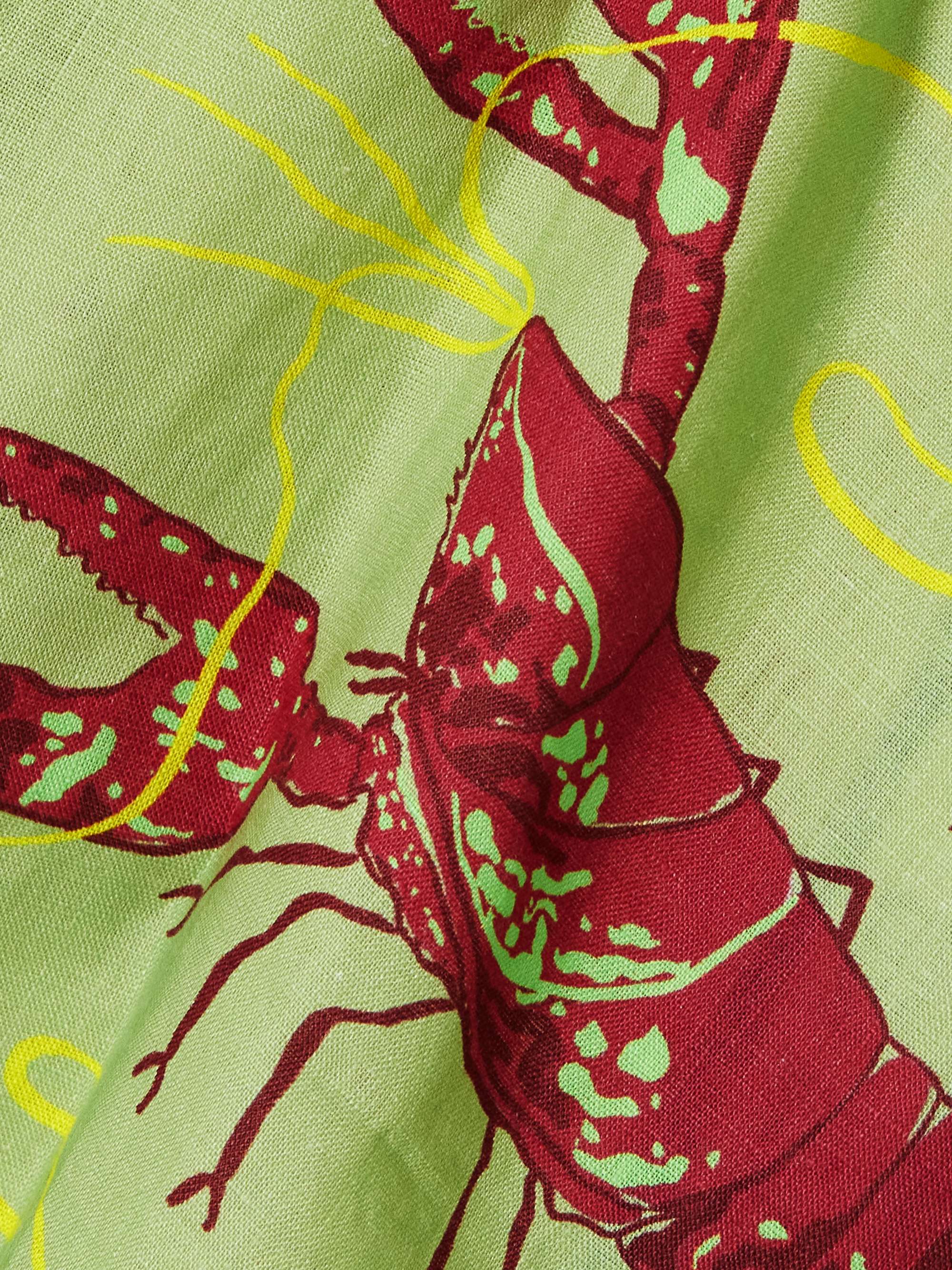 + Sam Pauletto printed linen shirt view
