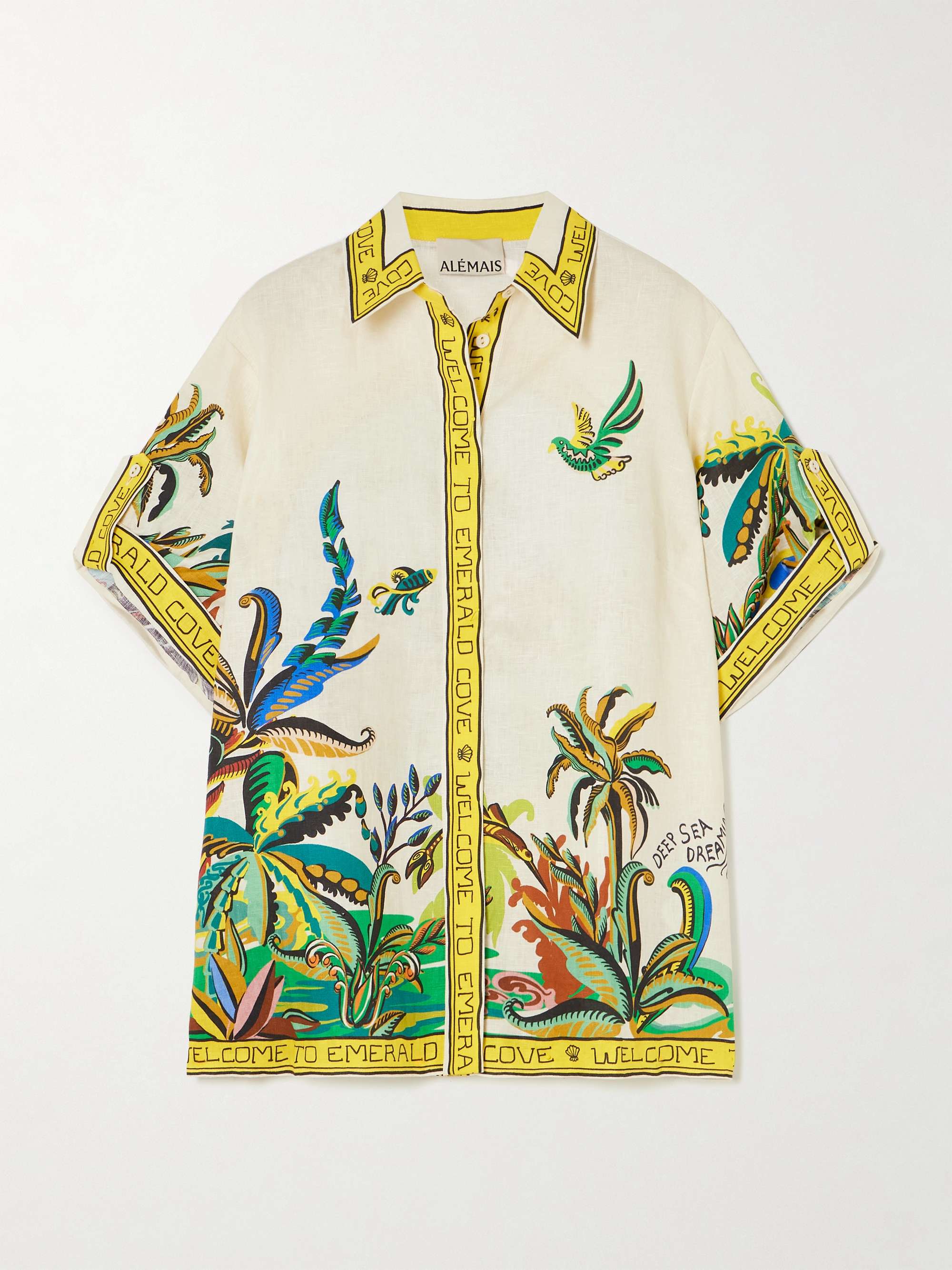 Day Dream printed linen shirt view