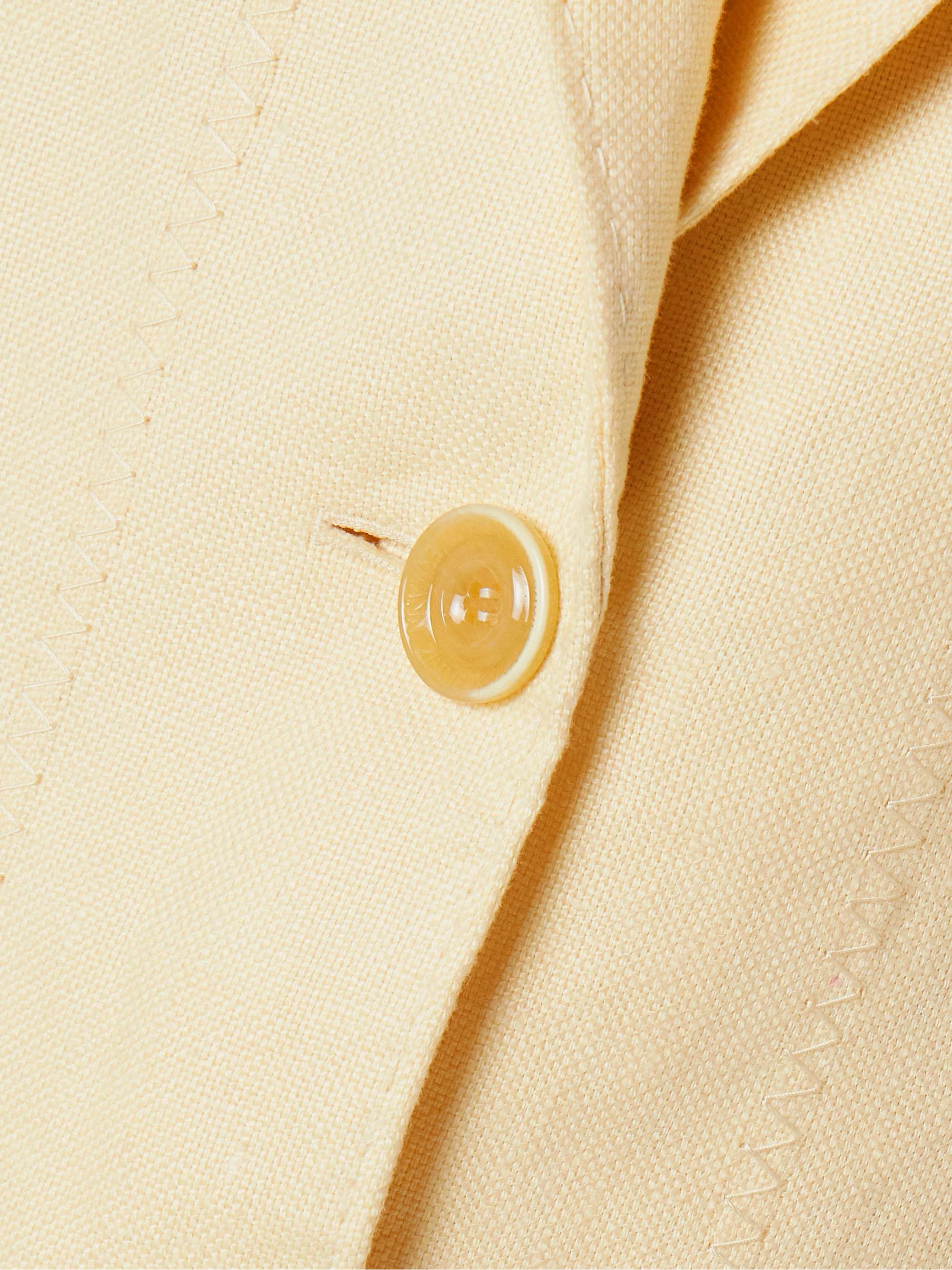 Illuminate linen blazer view