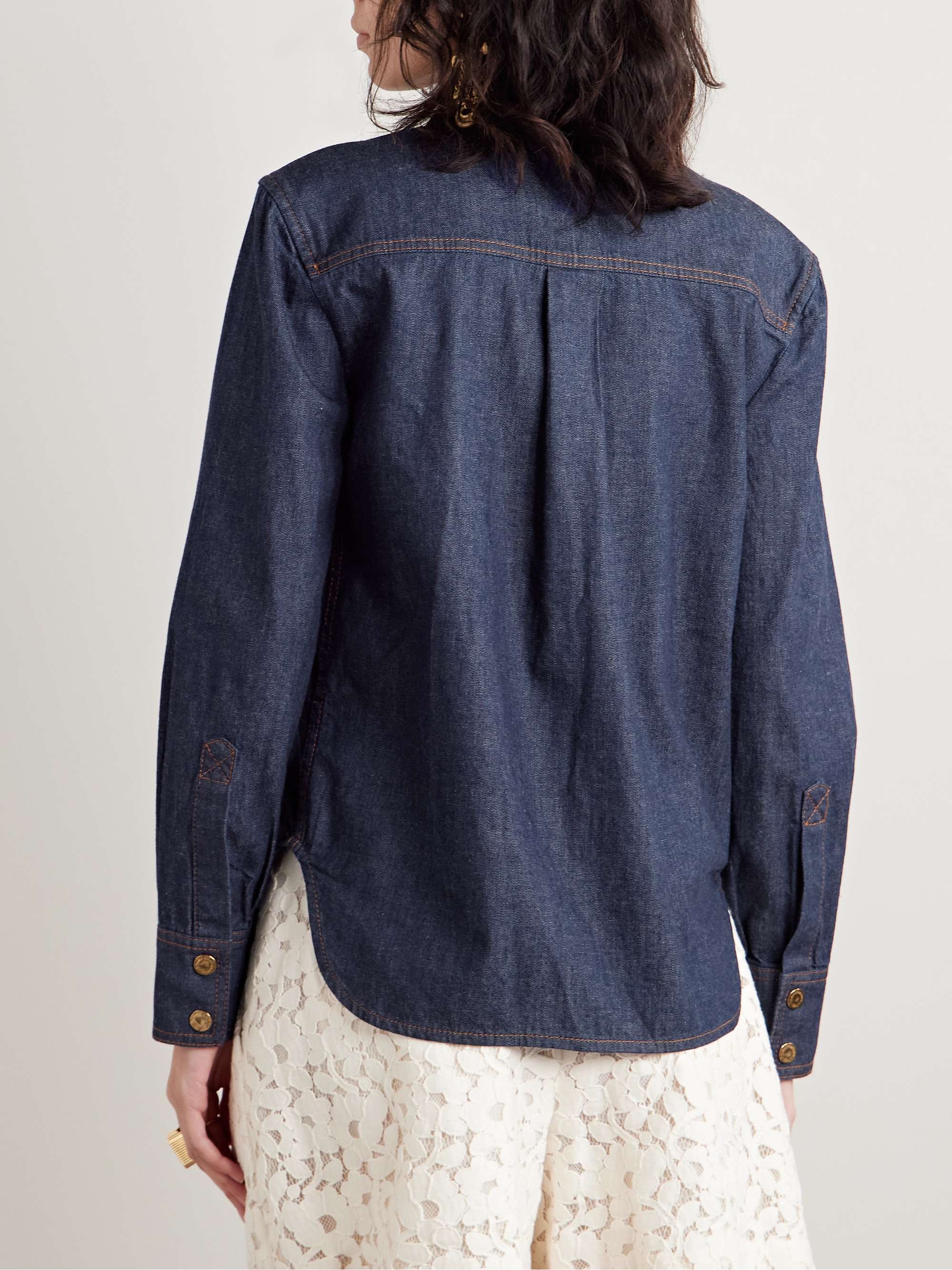 Illuminate denim shirt view