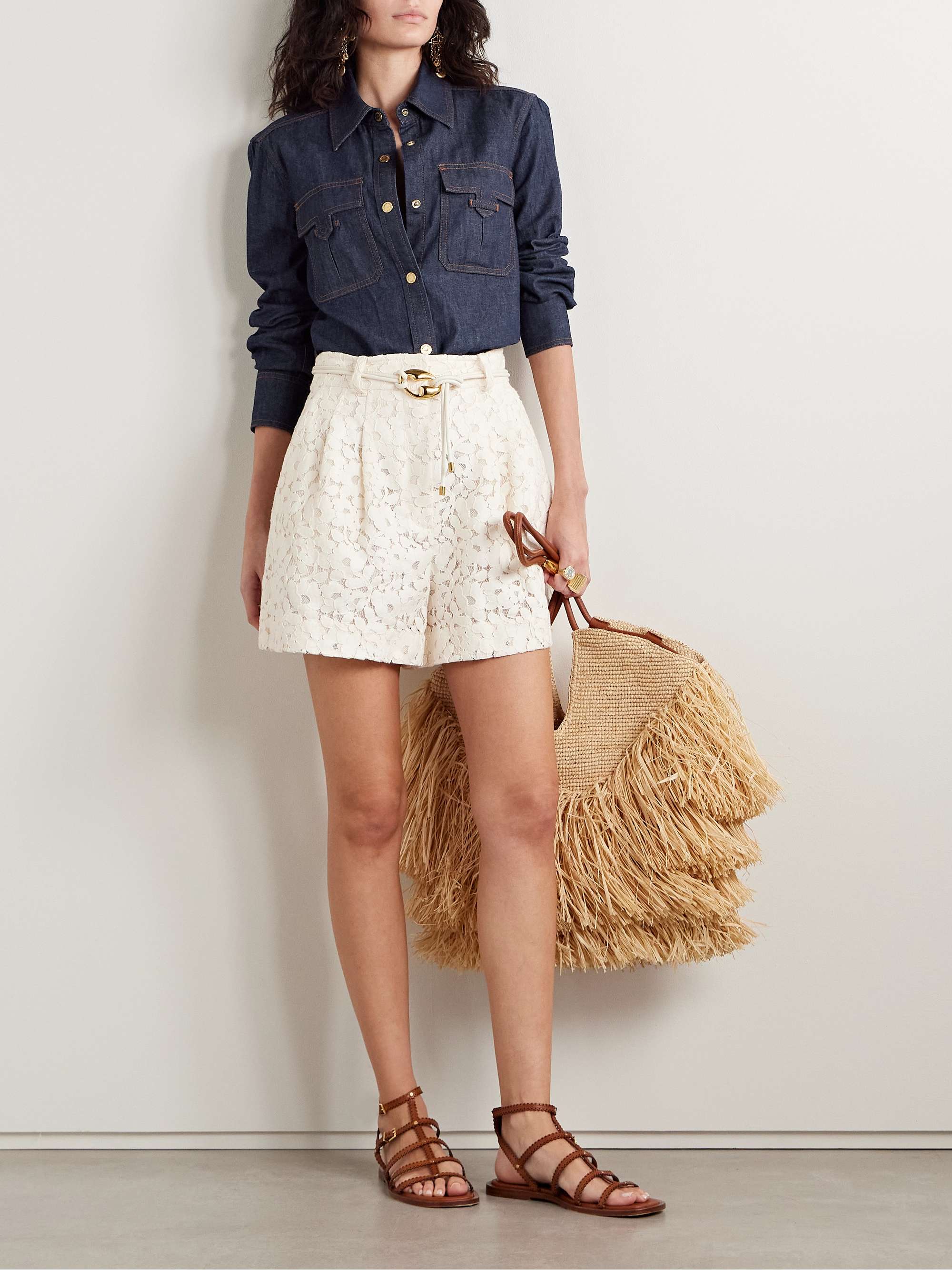 Illuminate denim shirt view