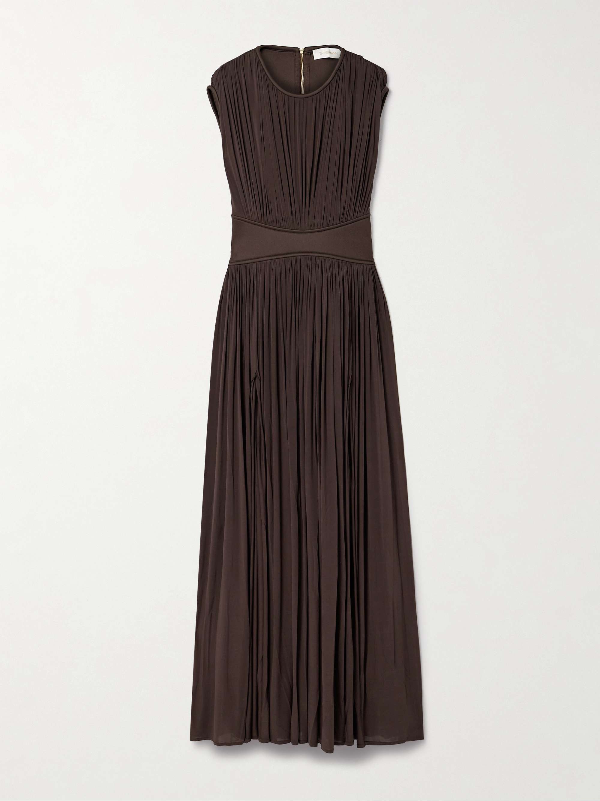 Illuminate gathered stretch-jersey maxi dress view