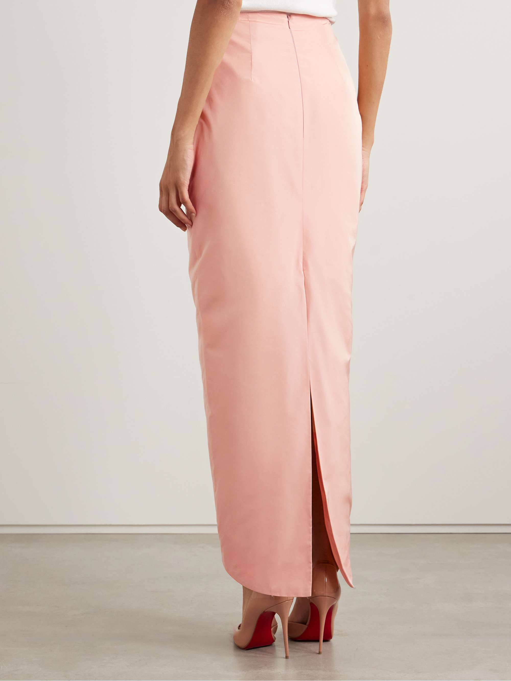 Ophelia taffeta maxi skirt view