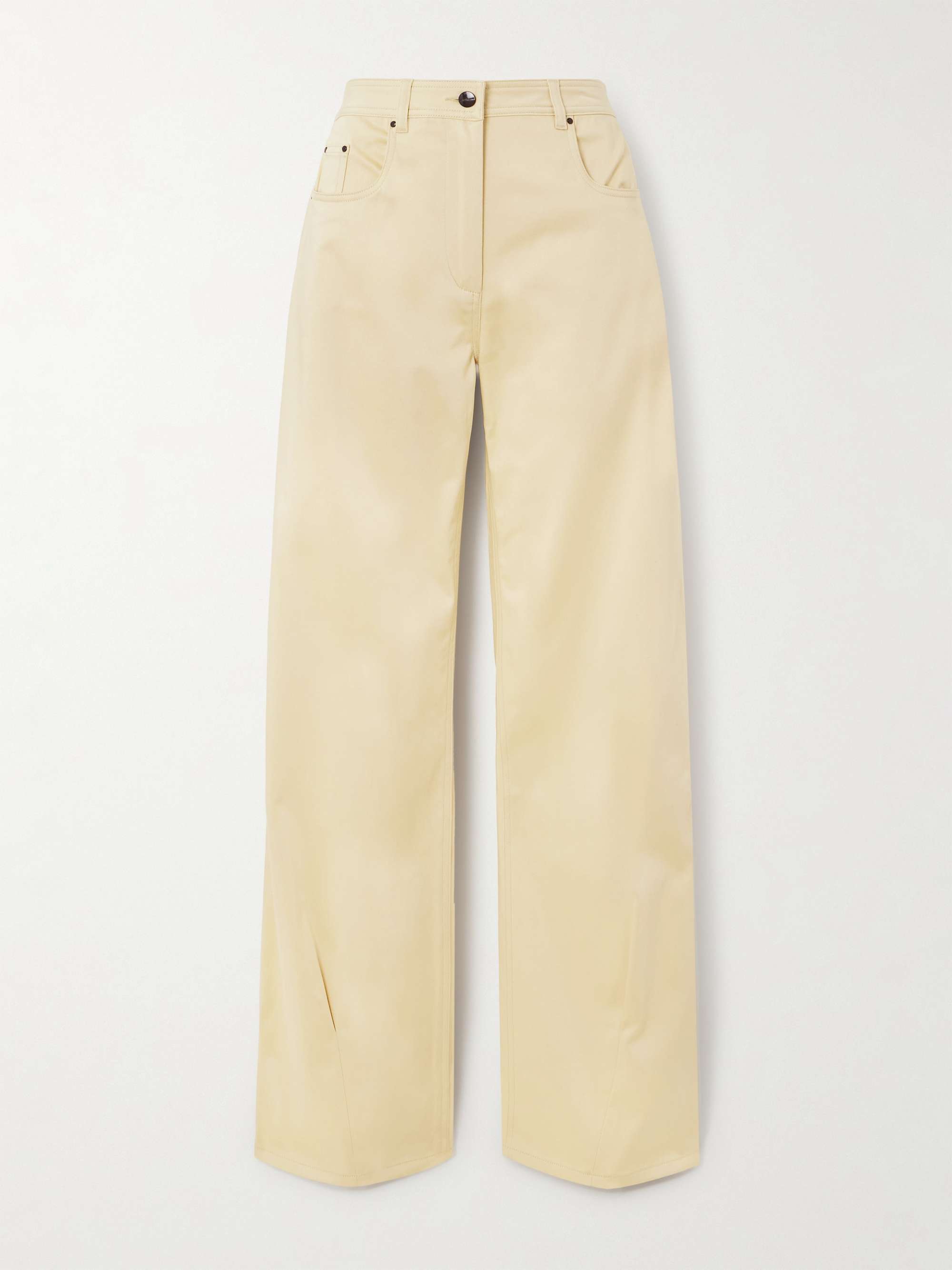 Armine cotton-blend straight-leg pants view