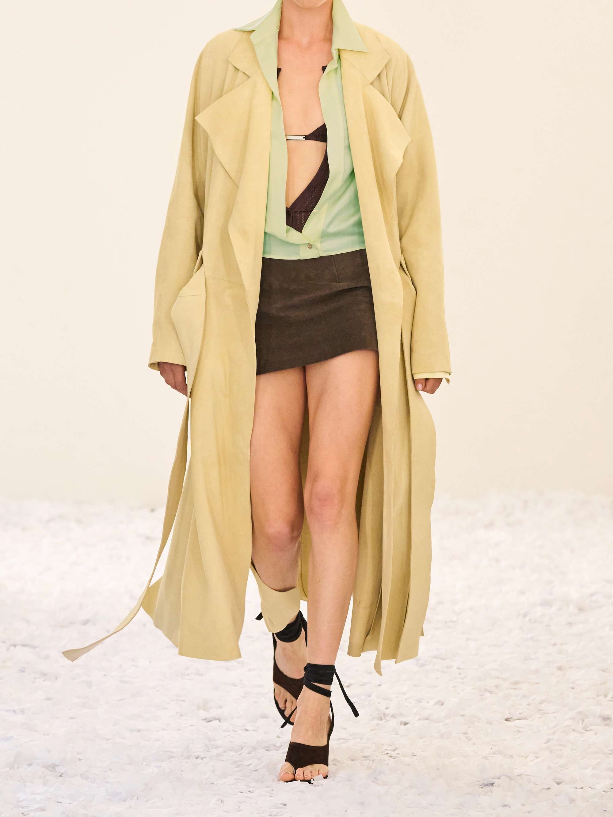 Cosette satin shirt view