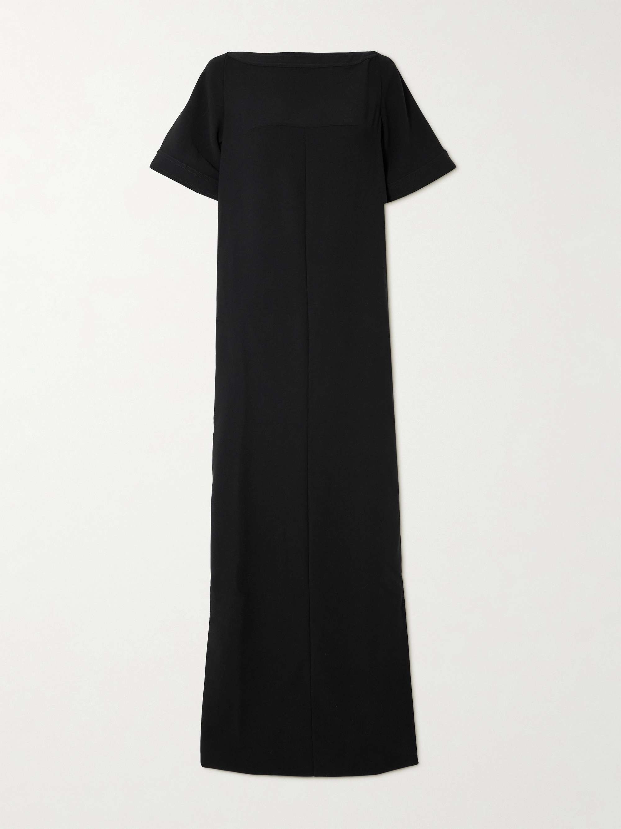 Clelia open-back crepe gown view