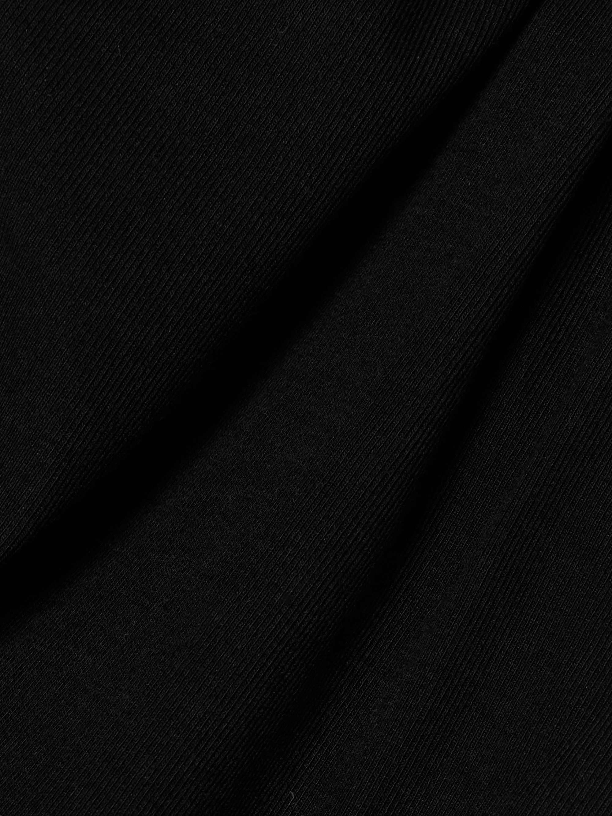 Draped stretch-jersey tank view