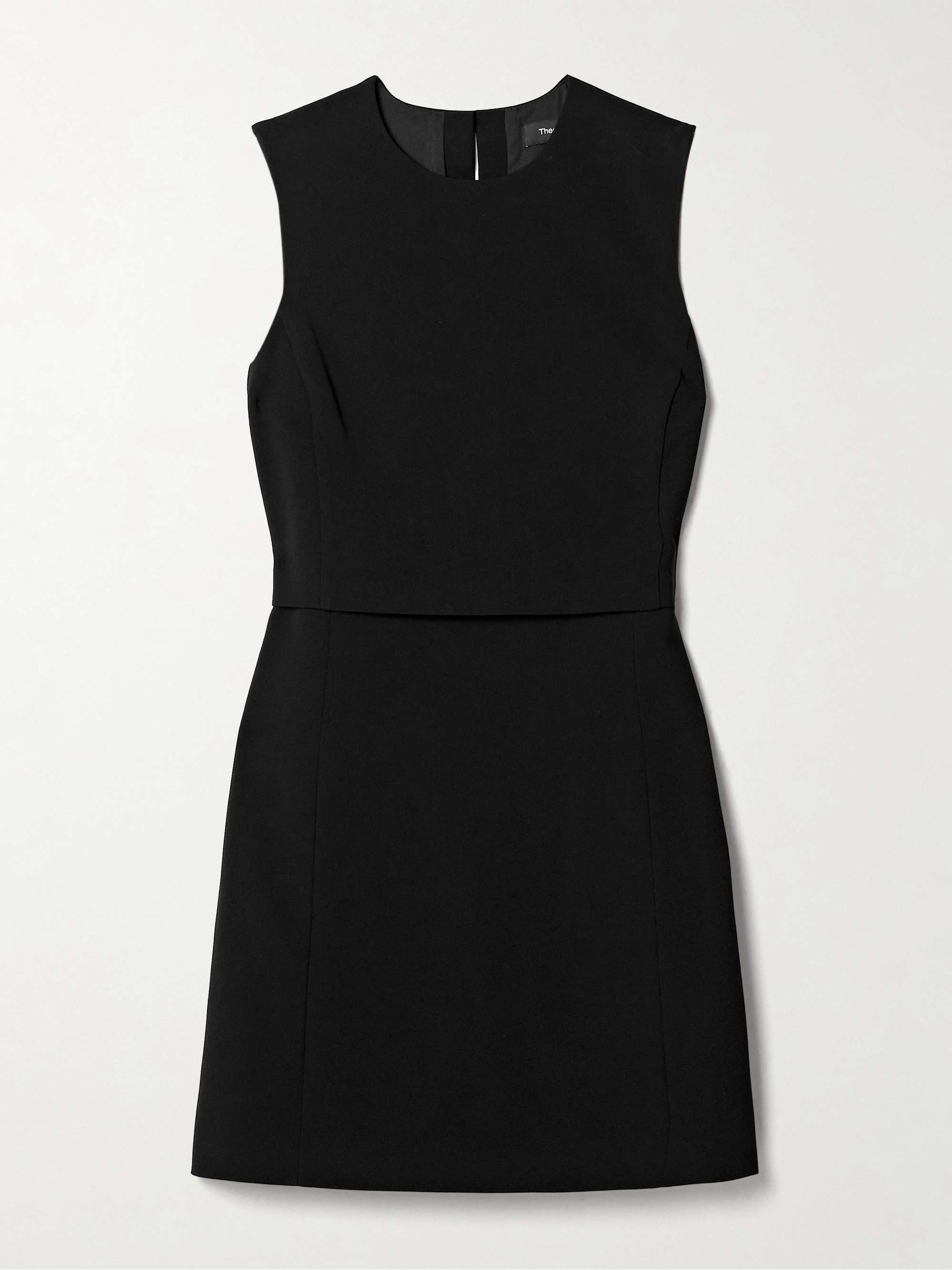 Layered crepe mini dress view