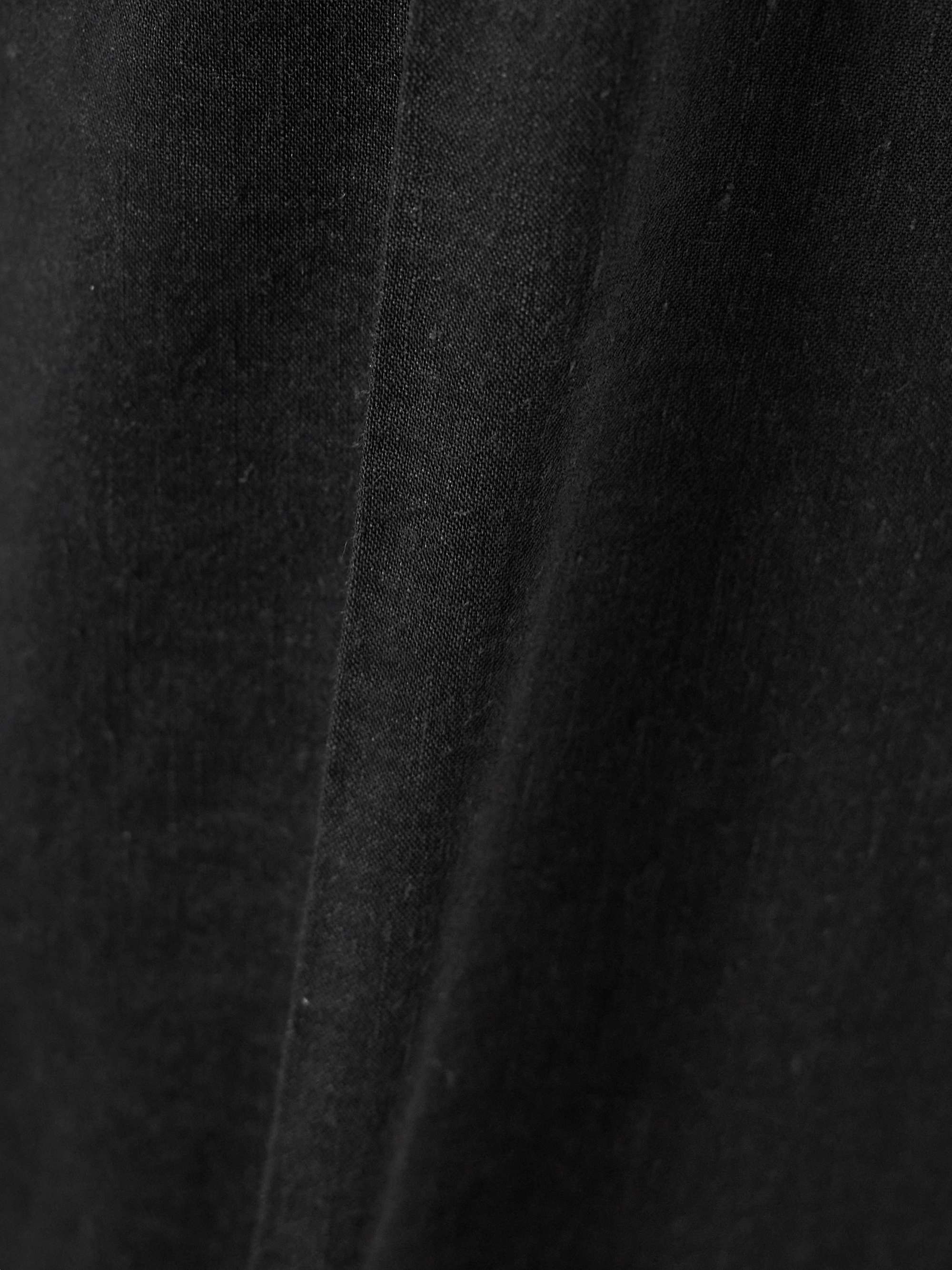 Treeca stretch linen-blend straight-leg pants view