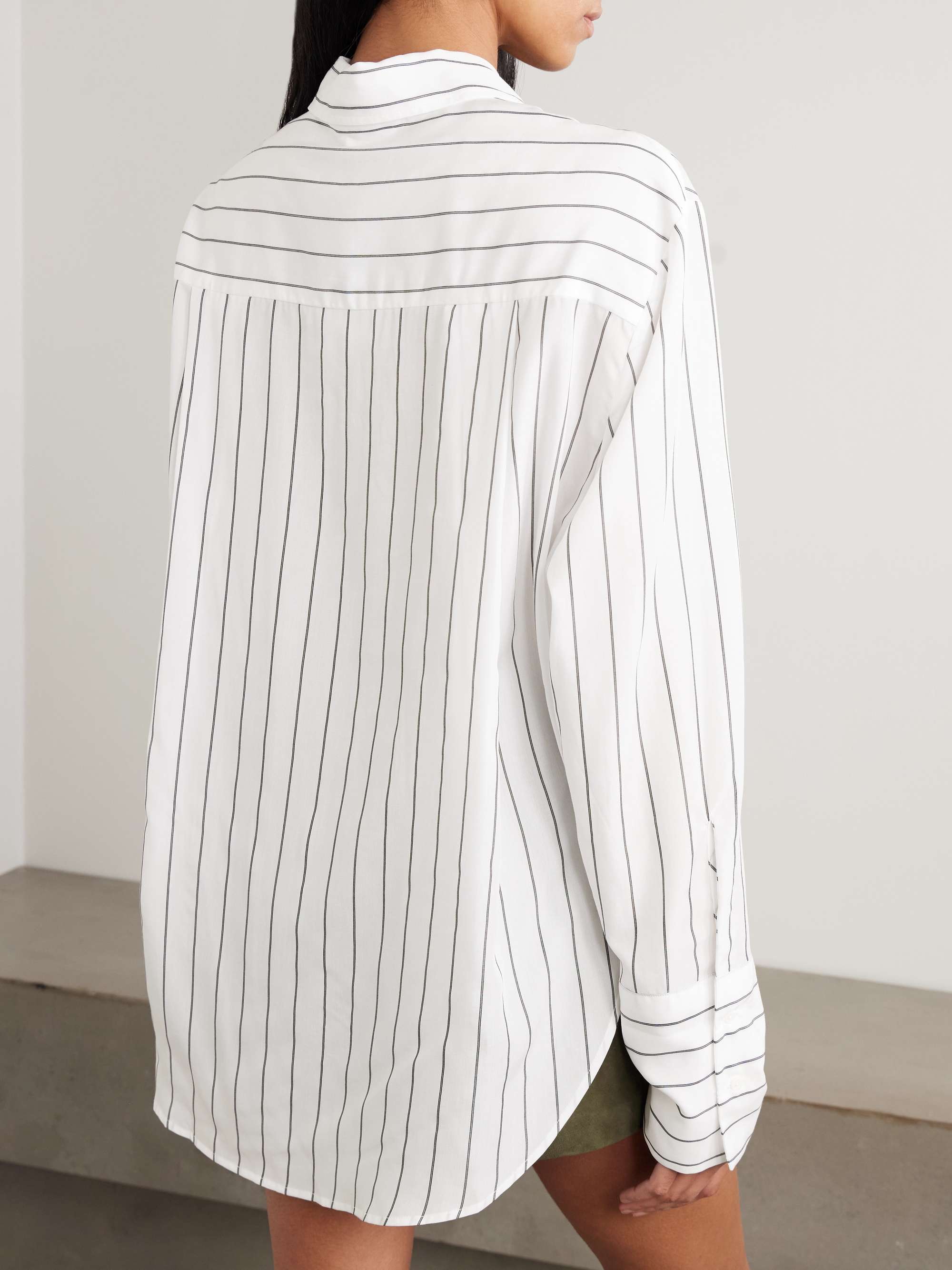 Helen striped Lyocell shirt view