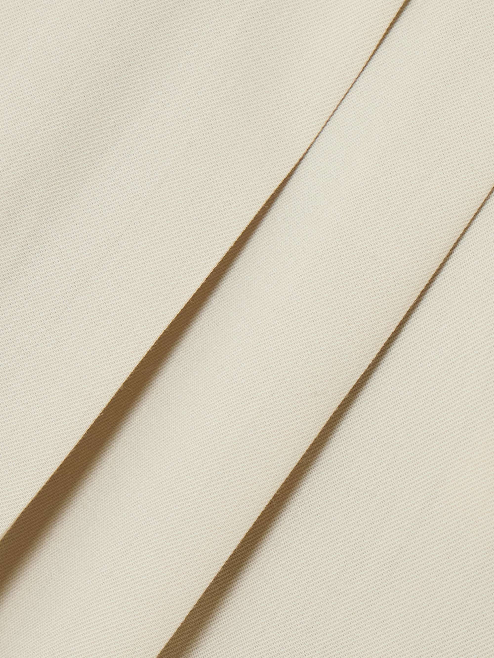 Daytona pleated grain de poudre wide-leg pants view