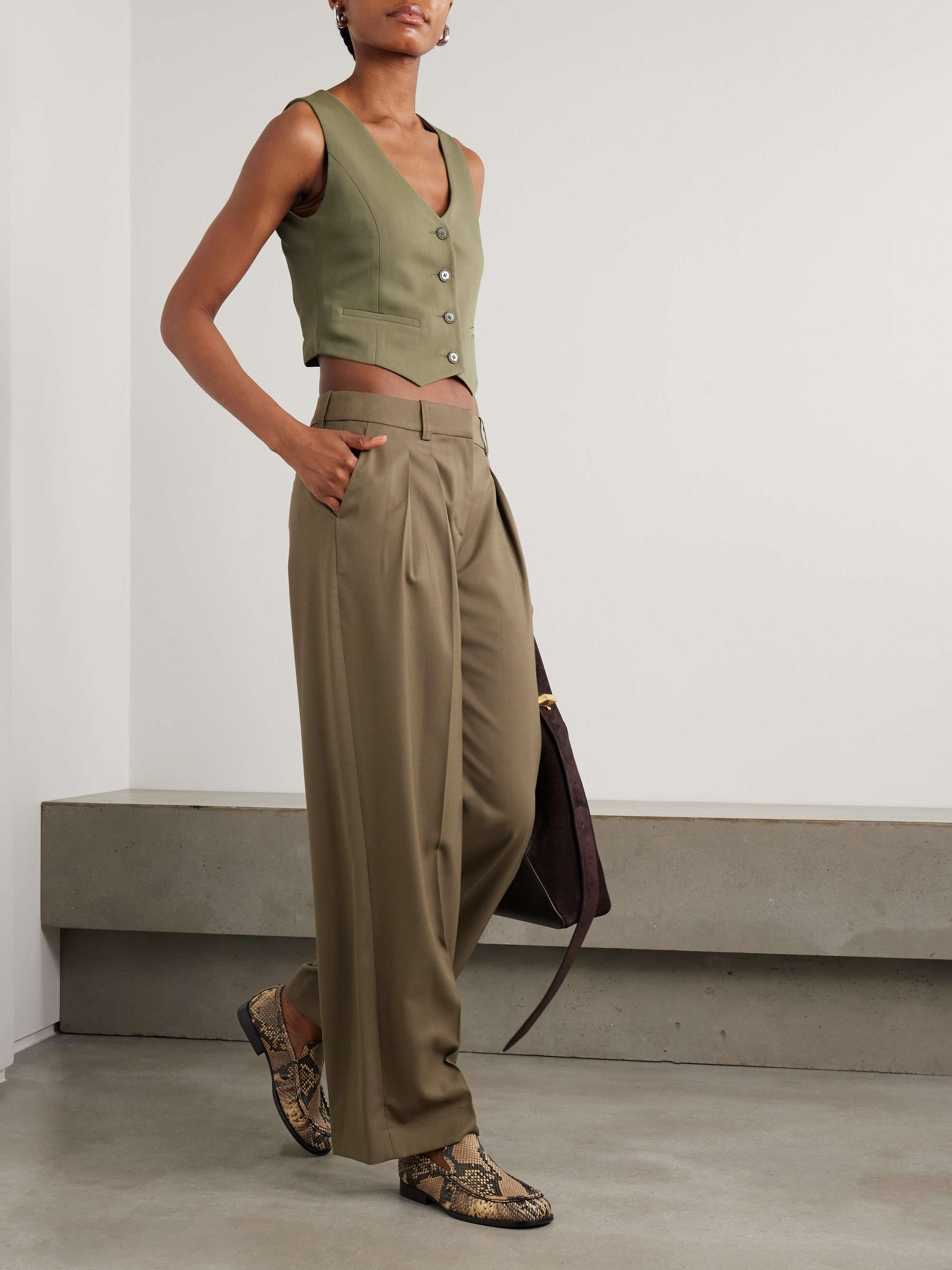 Roma woven vest view